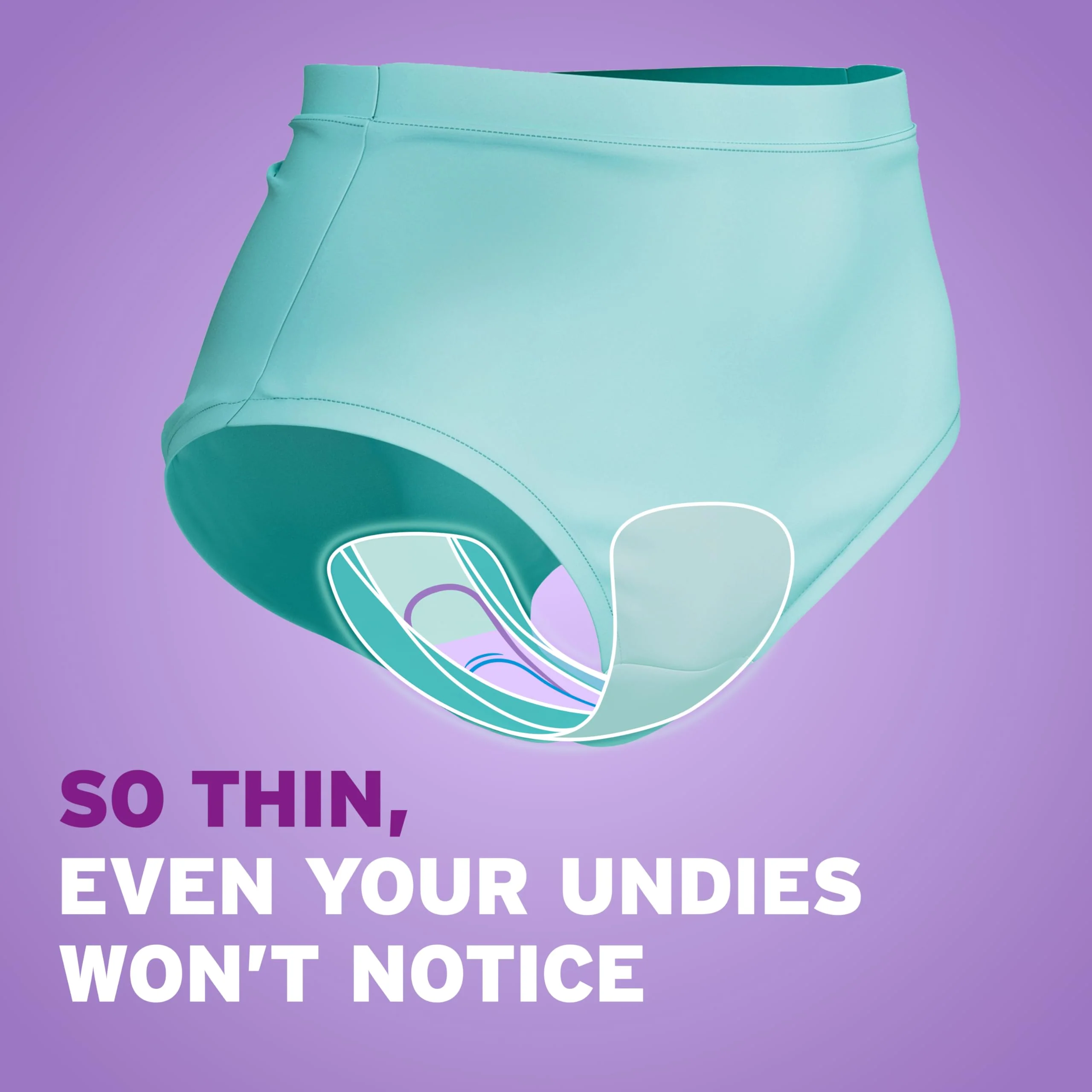 Poise Ultra Thin Incontinence Pads & Postpartum Pads for Bladder Leaks, 3 Drop Light Absorbency, Regular Length, Packaging May Vary,144 Count (Pack of 2) - Image 7