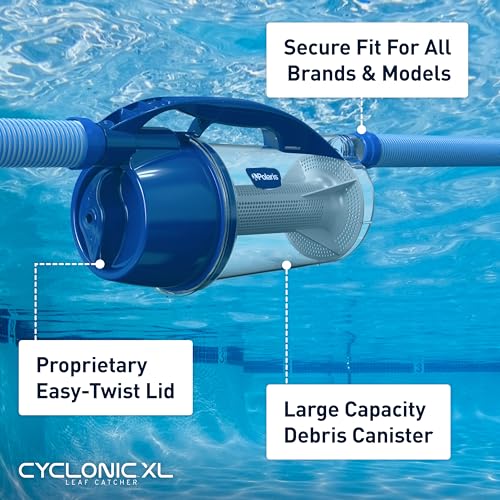 Polaris Cyclonic XL Leaf Catcher, Universal Fit & Easy to Install for Suction Cleaners, Advanced Cyclonic Action for Increased Cleaner Performance - Image 6