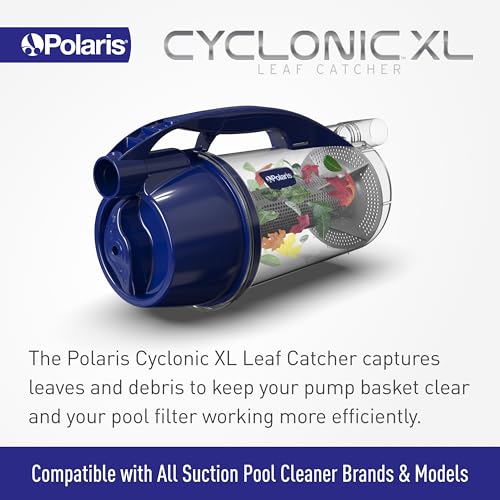 Polaris Cyclonic XL Leaf Catcher, Universal Fit & Easy to Install for Suction Cleaners, Advanced Cyclonic Action for Increased Cleaner Performance - Image 7