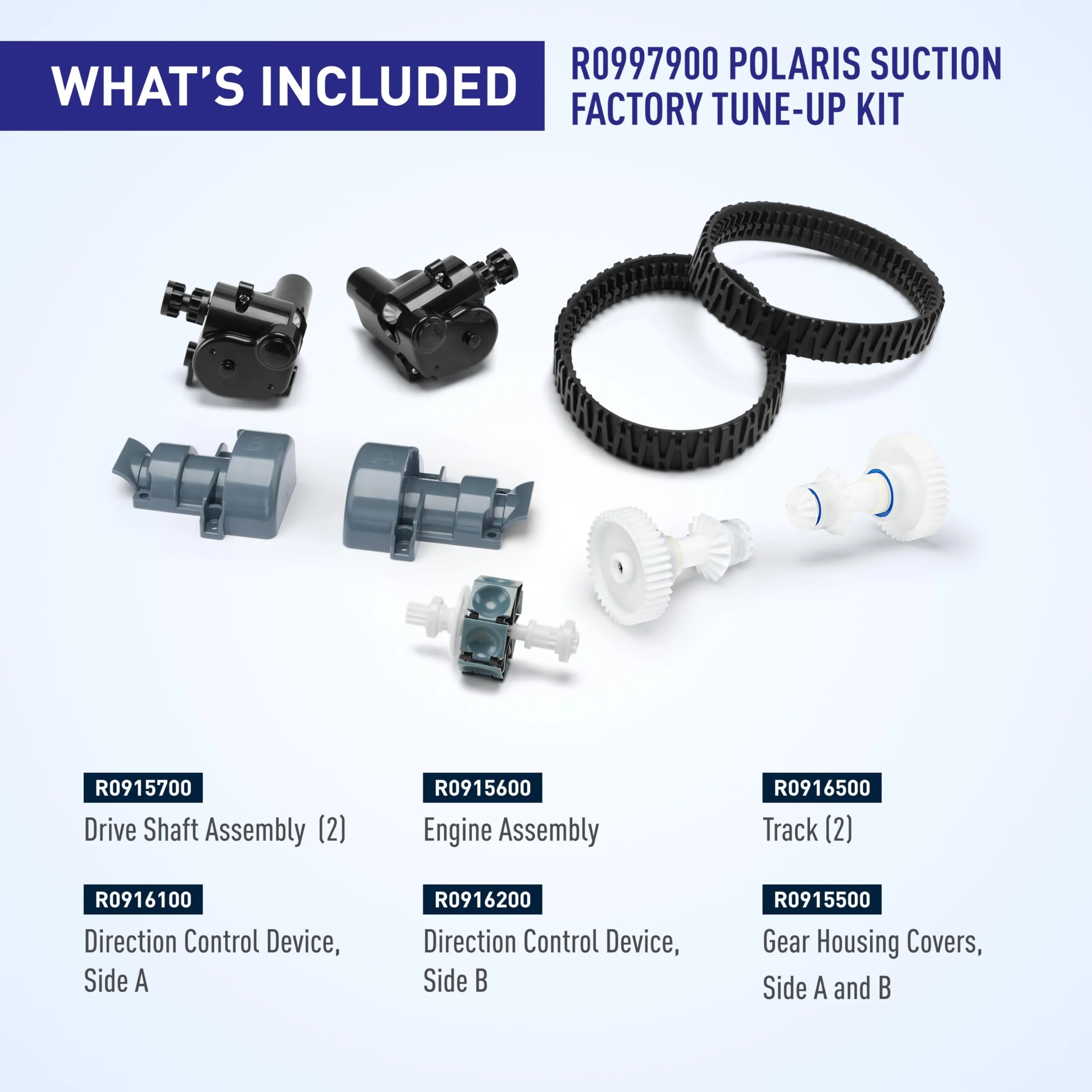 Polaris Genuine Parts Suction Cleaner Tune Up Kit, R0997900 | Compatable with Polaris Models Atlas, Atlas XT, MAXX - Image 5