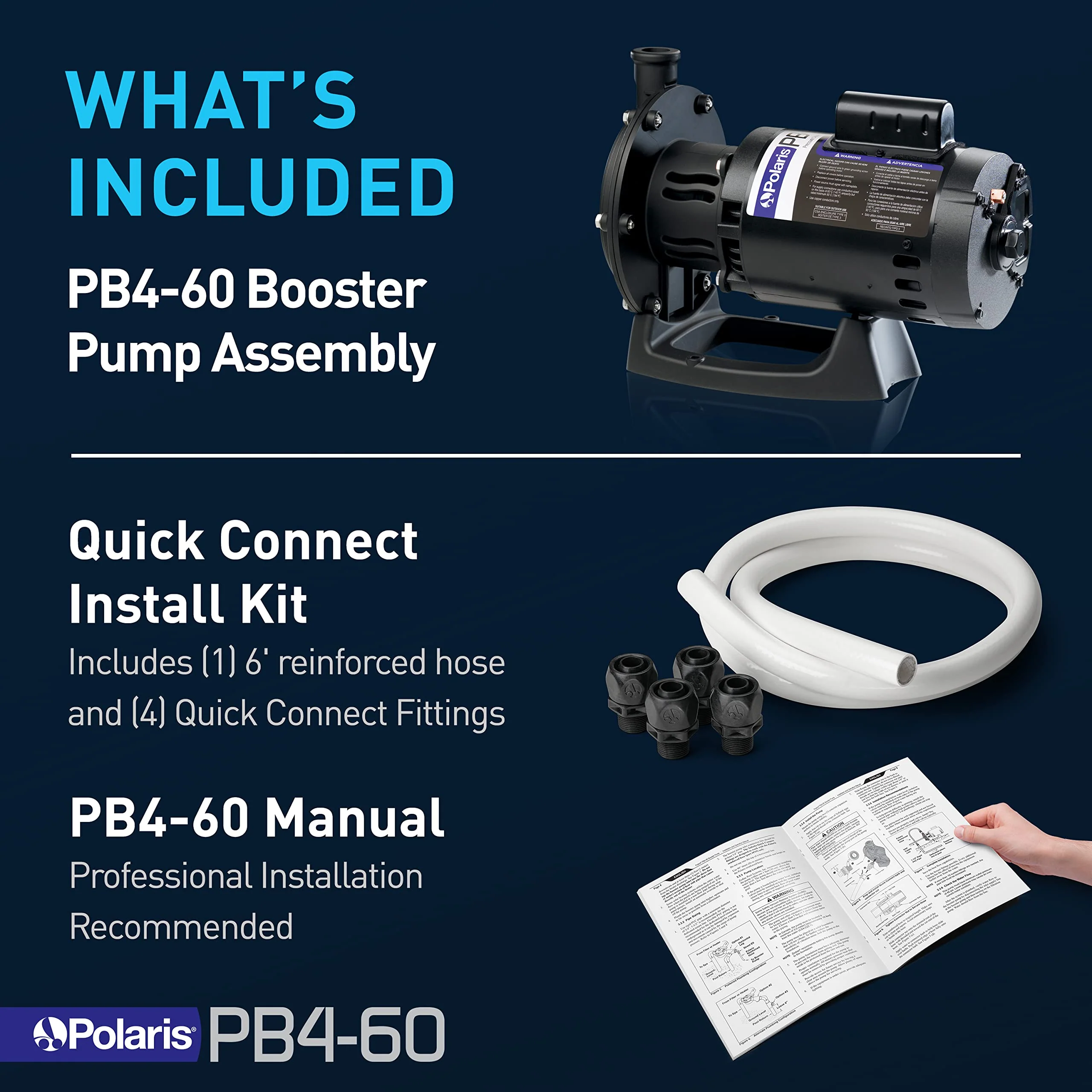 Polaris PB4-60 Booster Pump with 60-Hertz Motor - Image 4