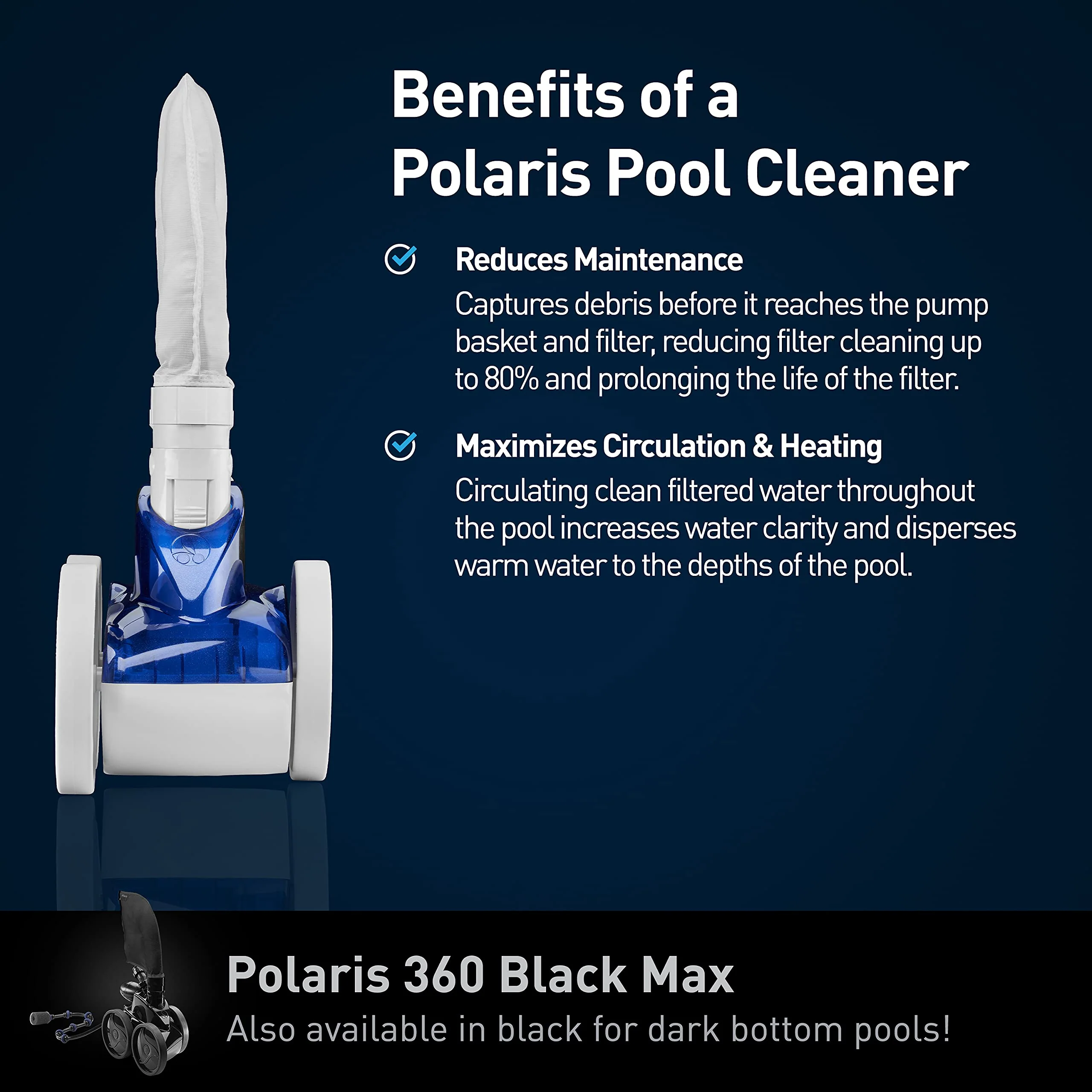 Polaris Vac-Sweep 360 Pressure-Side Cleaner for In-Ground Pools with a Dedicated Return Line - Image 2