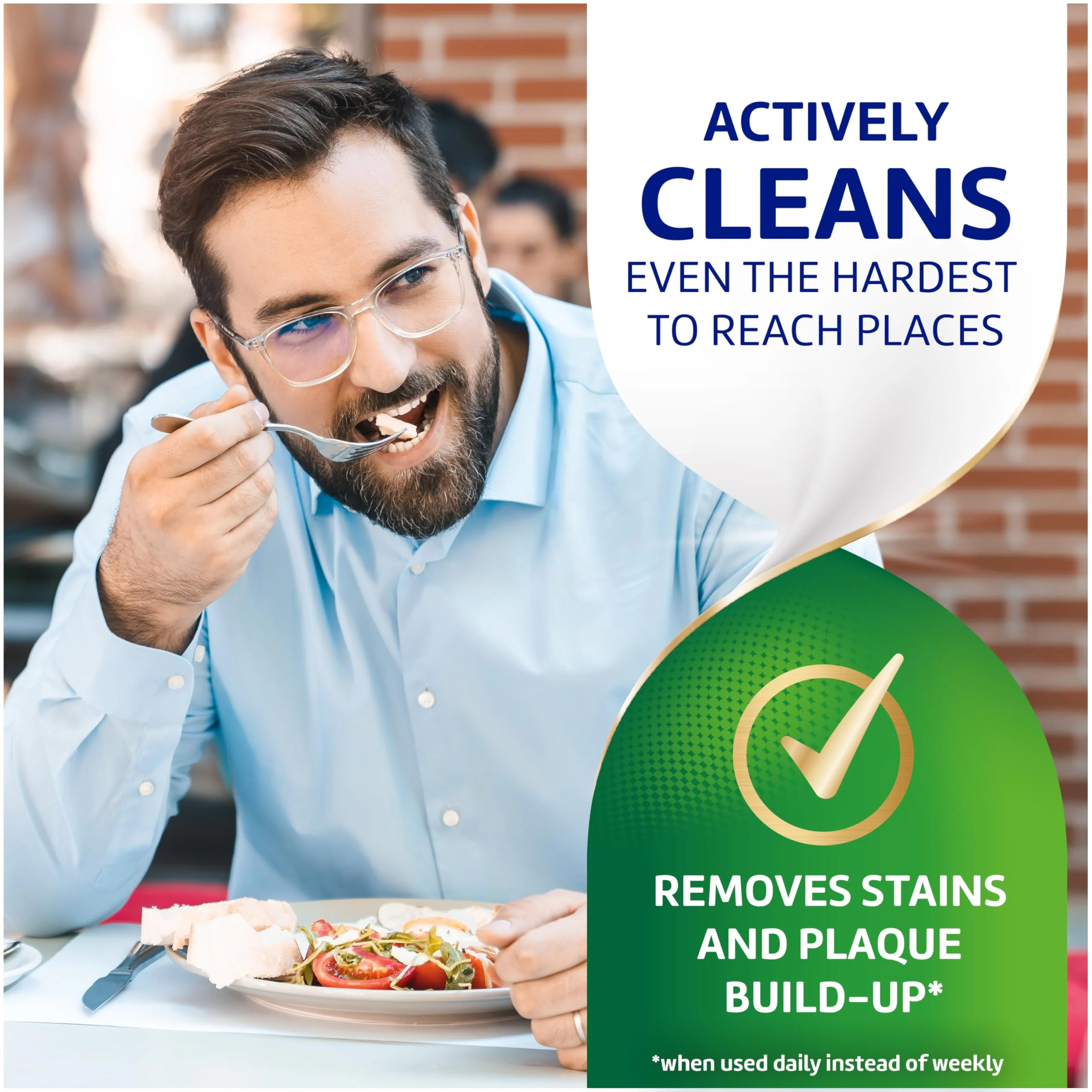 Polident 3 Minute Antibacterial Dental Appliance Cleanser Tablets, 90 Count (2 Pack) - Image 4