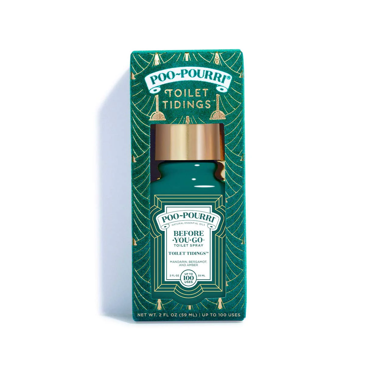 Poo-Pourri Before-You-go Toilet Spray, Toilet Tidings, 2 Fl Oz - Image 3