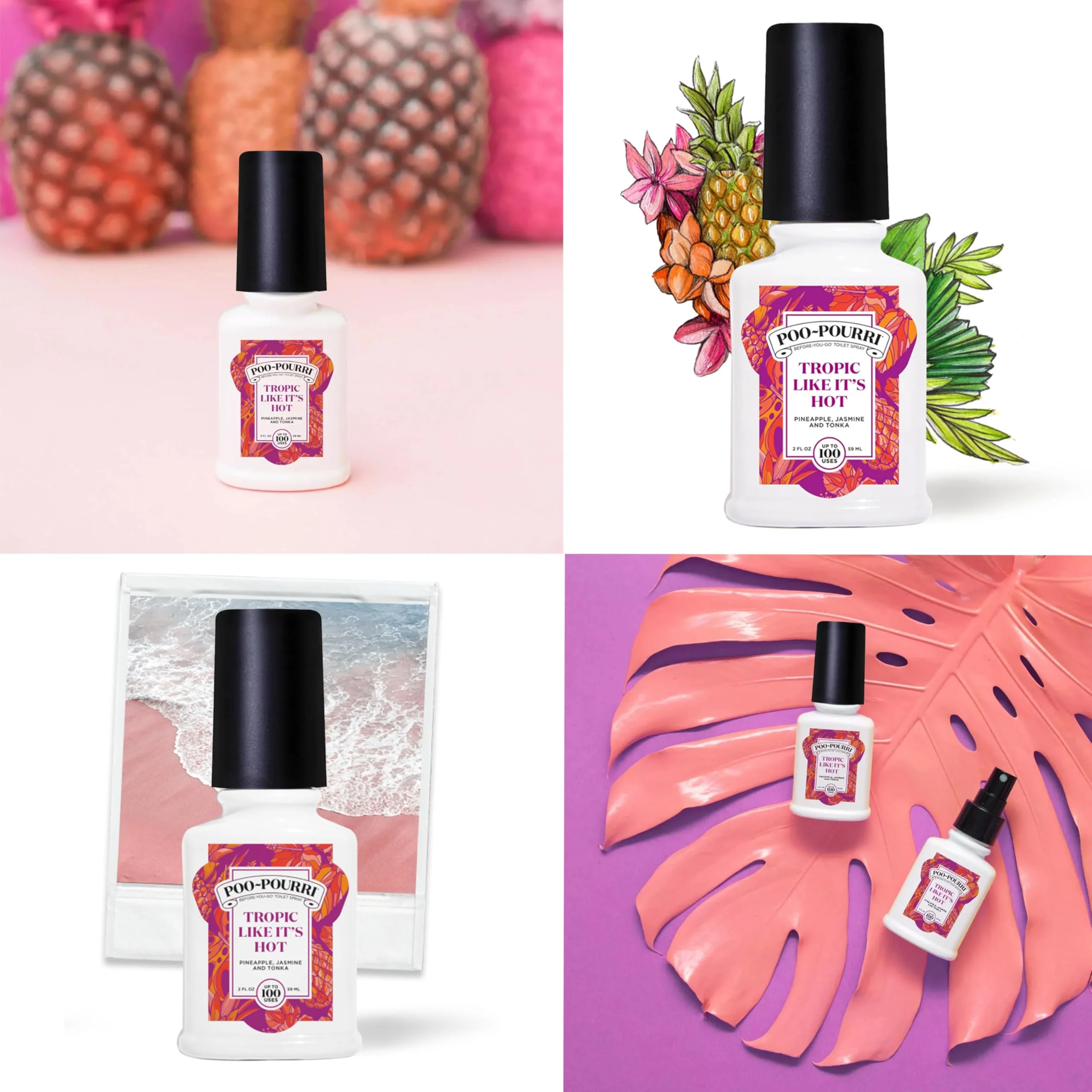 Poo-Pourri Tropic Like Its Hot, Berry & Bright, and Balsam Bum 2 Ounce Set - Image 7