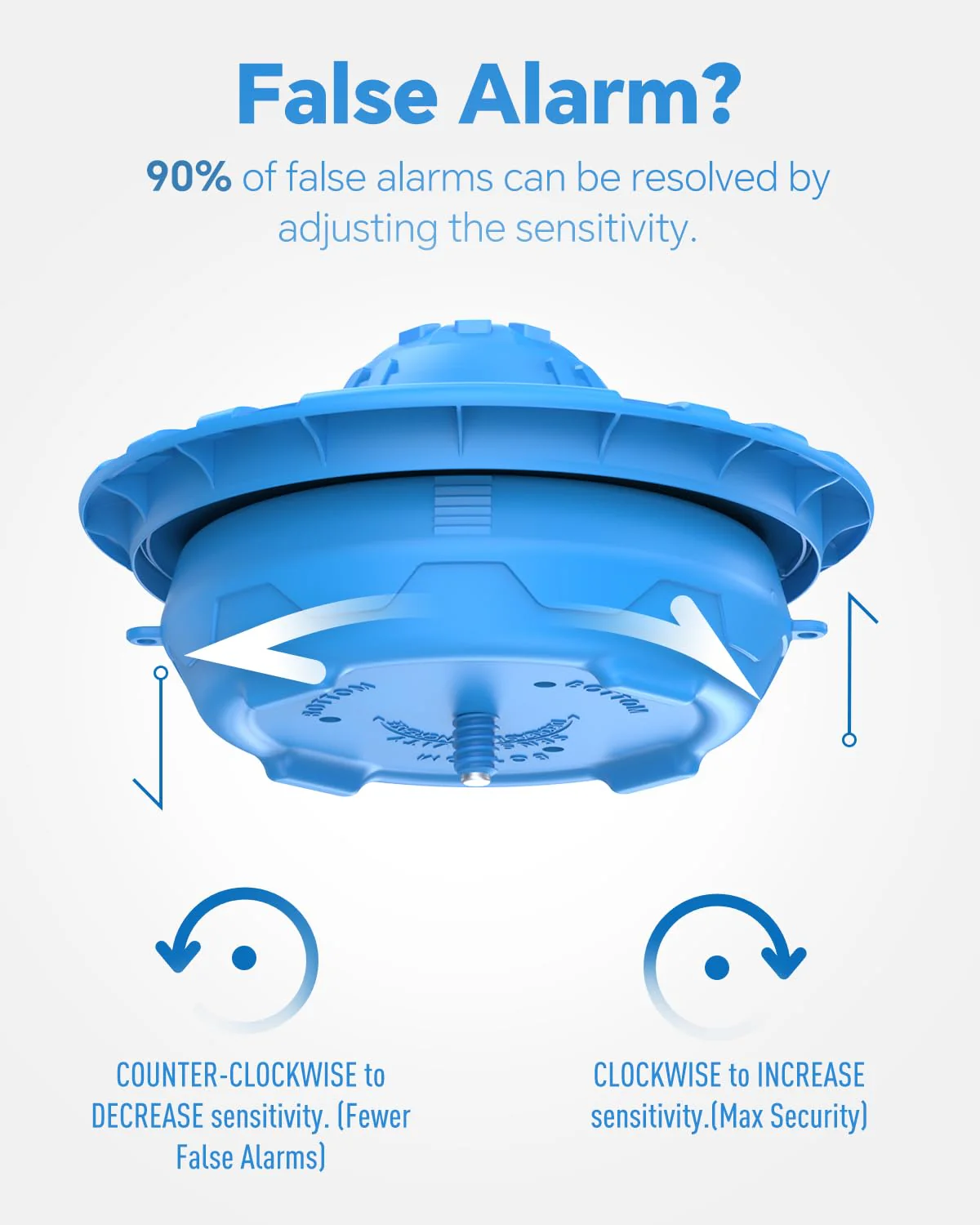 Pool Alarm, Floating Pool Safety Alarms for Inground & Above Ground Pools – Loud 110dB Alert, Adjustable Sensitivity, Protection for Kids & Pets (Blue) - Image 8