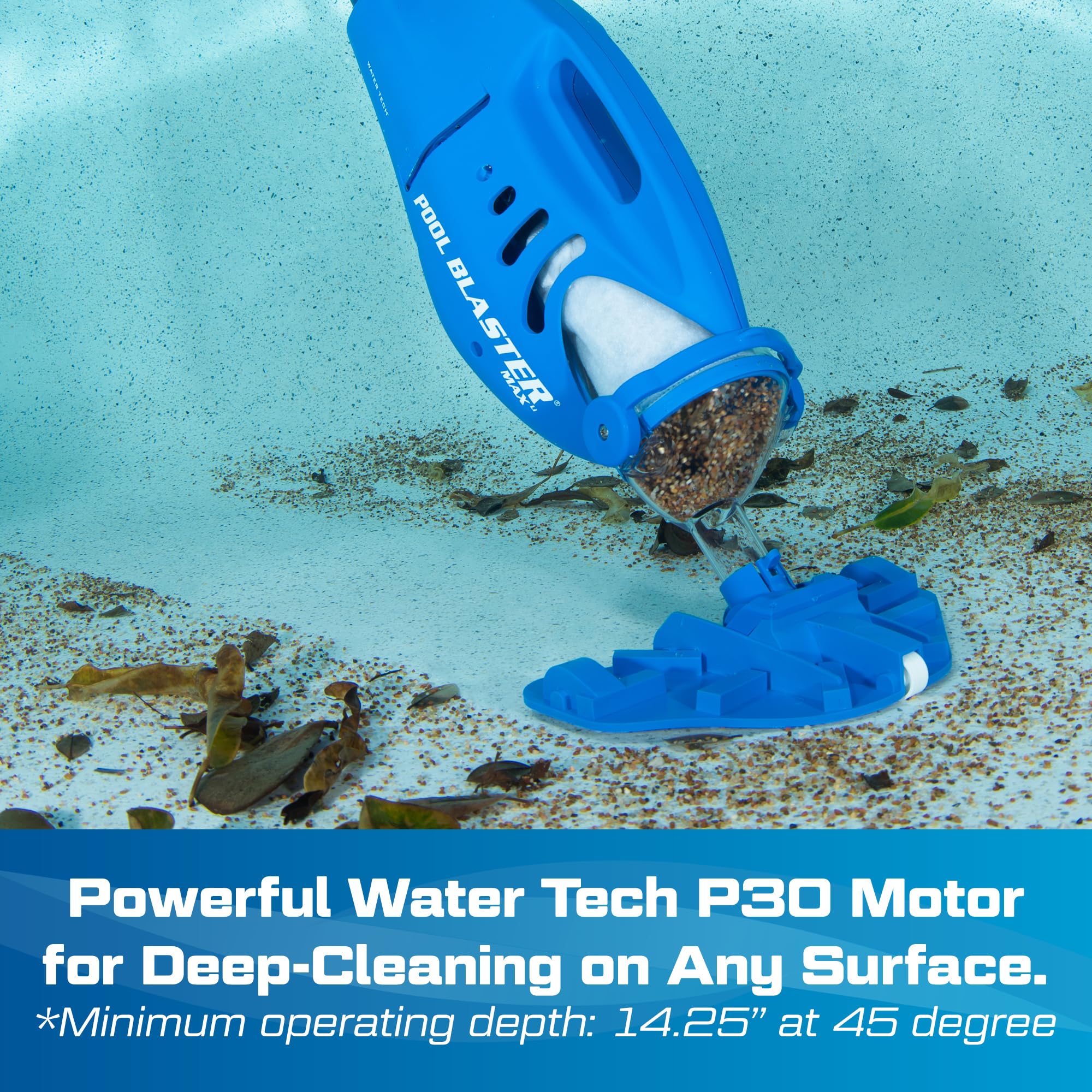 POOL BLASTER Max Cordless Pool Vacuum for Deep Cleaning & Strong Suction, Handheld Rechargeable Swimming Pool Cleaner for Inground and Above Ground Pools, Hoseless Pool Vac by Water Tech - Image 5
