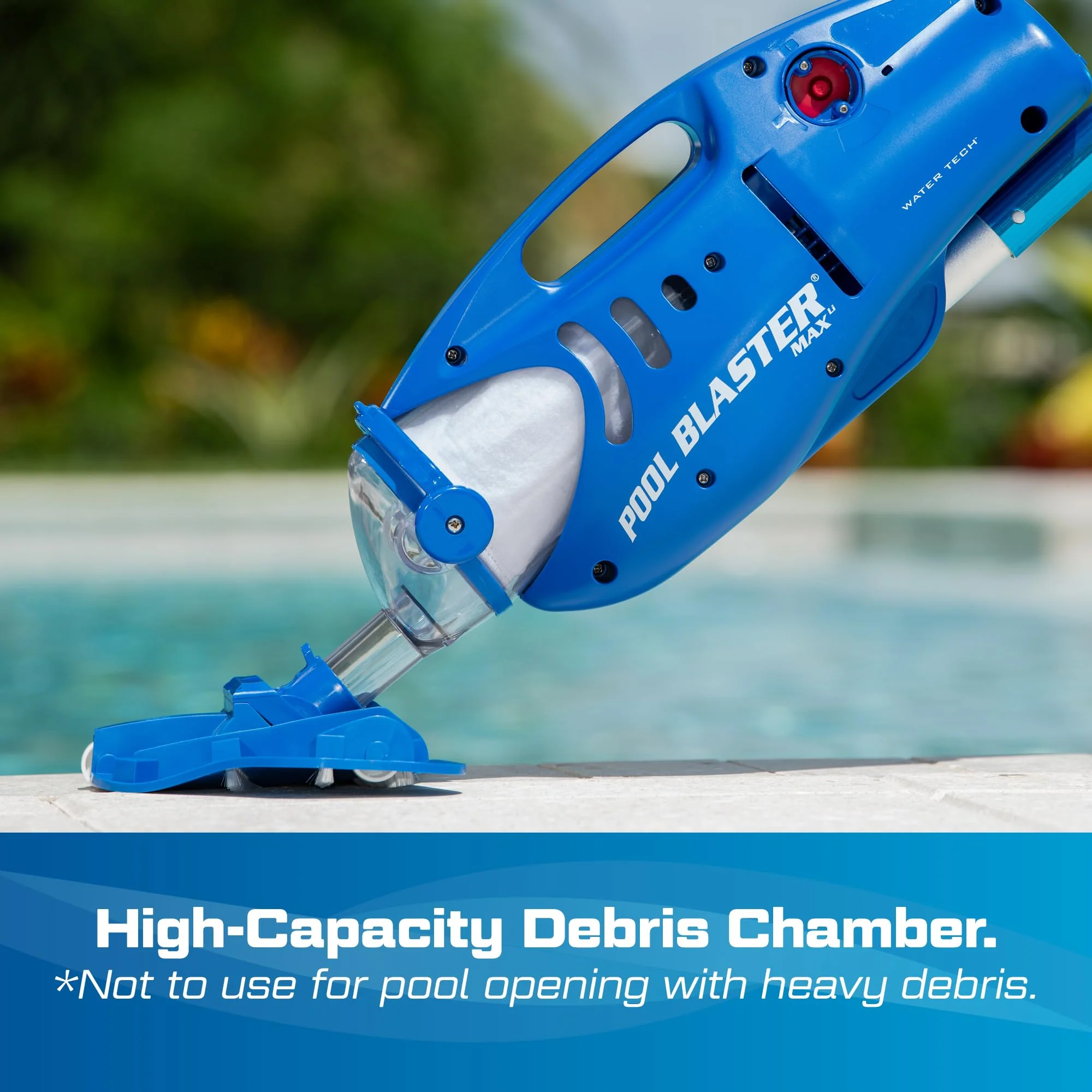 POOL BLASTER Max Cordless Pool Vacuum for Deep Cleaning & Strong Suction, Handheld Rechargeable Swimming Pool Cleaner for Inground and Above Ground Pools, Hoseless Pool Vac by Water Tech - Image 6