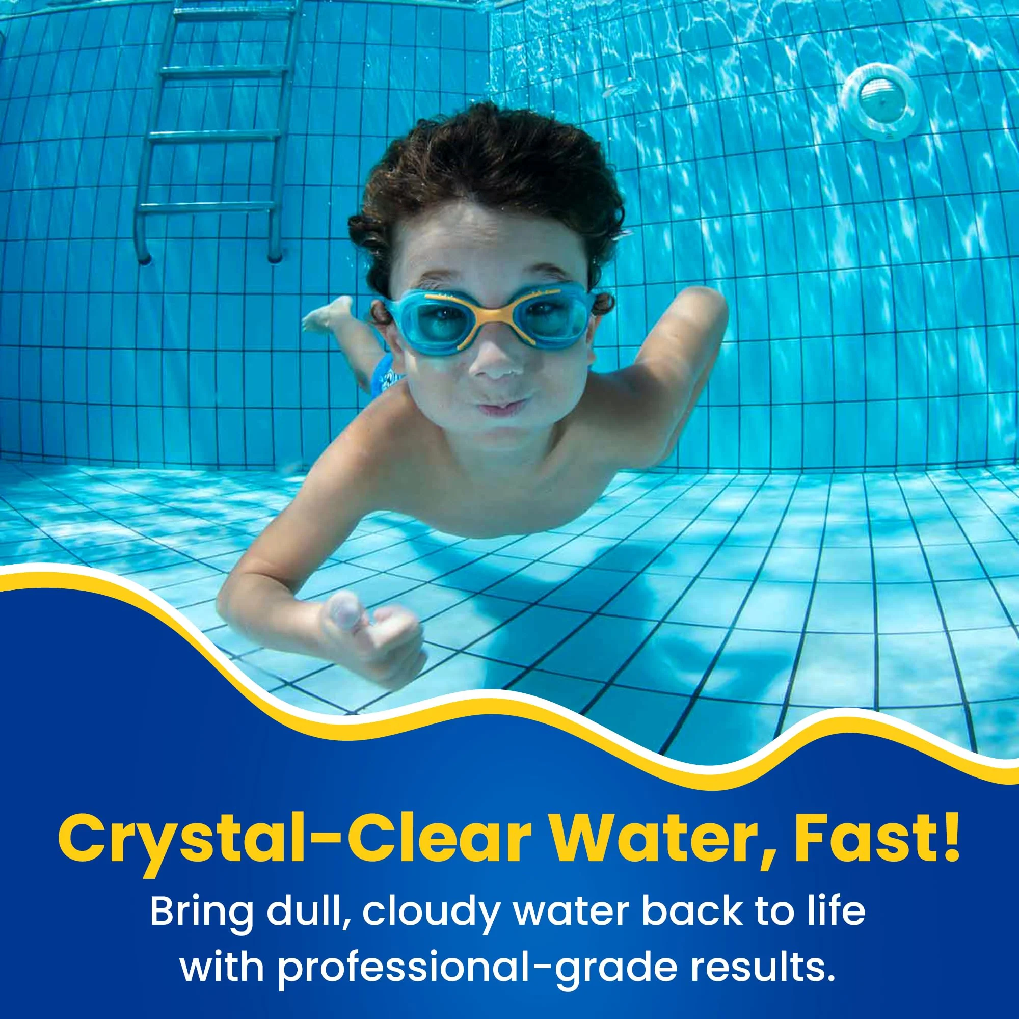 Pool Clarifier & Water Flocculant – Super Concentrated Floc for Cloudy Above Ground & Inground Swimming Pools – 64 oz – Chlorine, Saltwater, Chemicals Compatible – 1 oz Treats 5,000 Gallons - Image 7