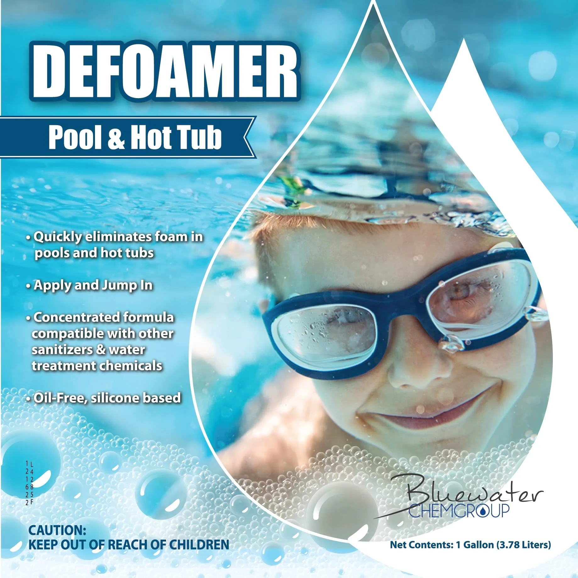 Pool & Hot Tub Defoamer, 1 Gallon, Quickly Eliminate Foam in Pool or hot tubs. - Image 3