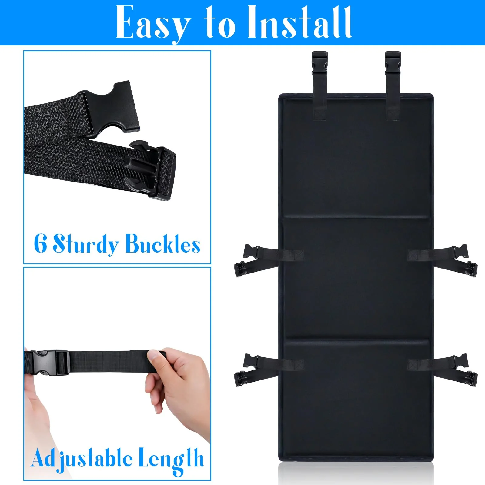 Pool Ladder Protector Cover 15x31.5in,Pool Ladder Guard for Above Ground Pool to Prevent Kids from Climbing,Falling,Bunk Bed Ladder Guard Protector - Image 4