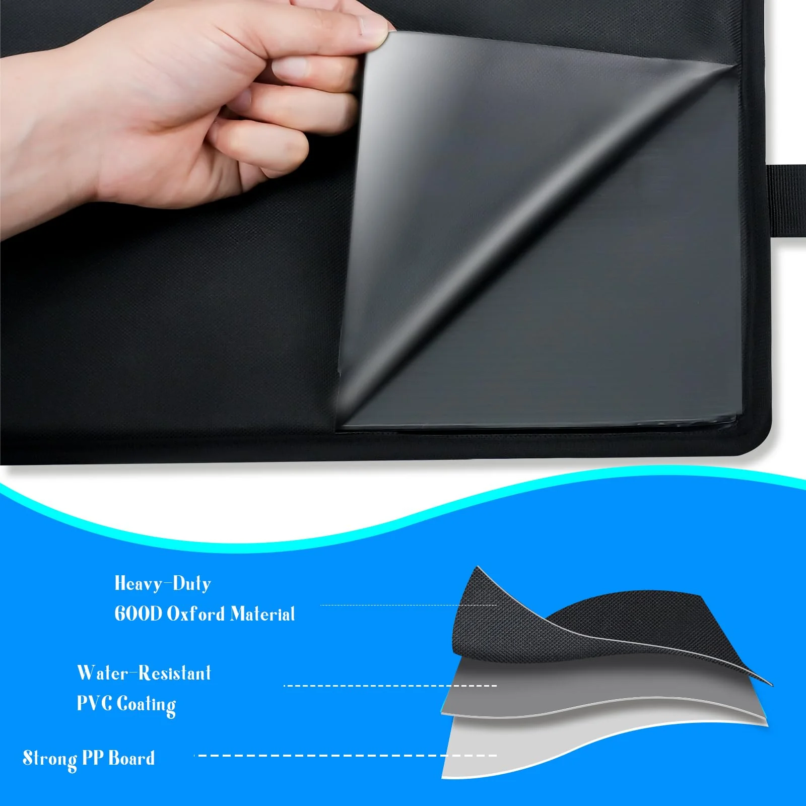 Pool Ladder Protector Cover 15x31.5in,Pool Ladder Guard for Above Ground Pool to Prevent Kids from Climbing,Falling,Bunk Bed Ladder Guard Protector - Image 5
