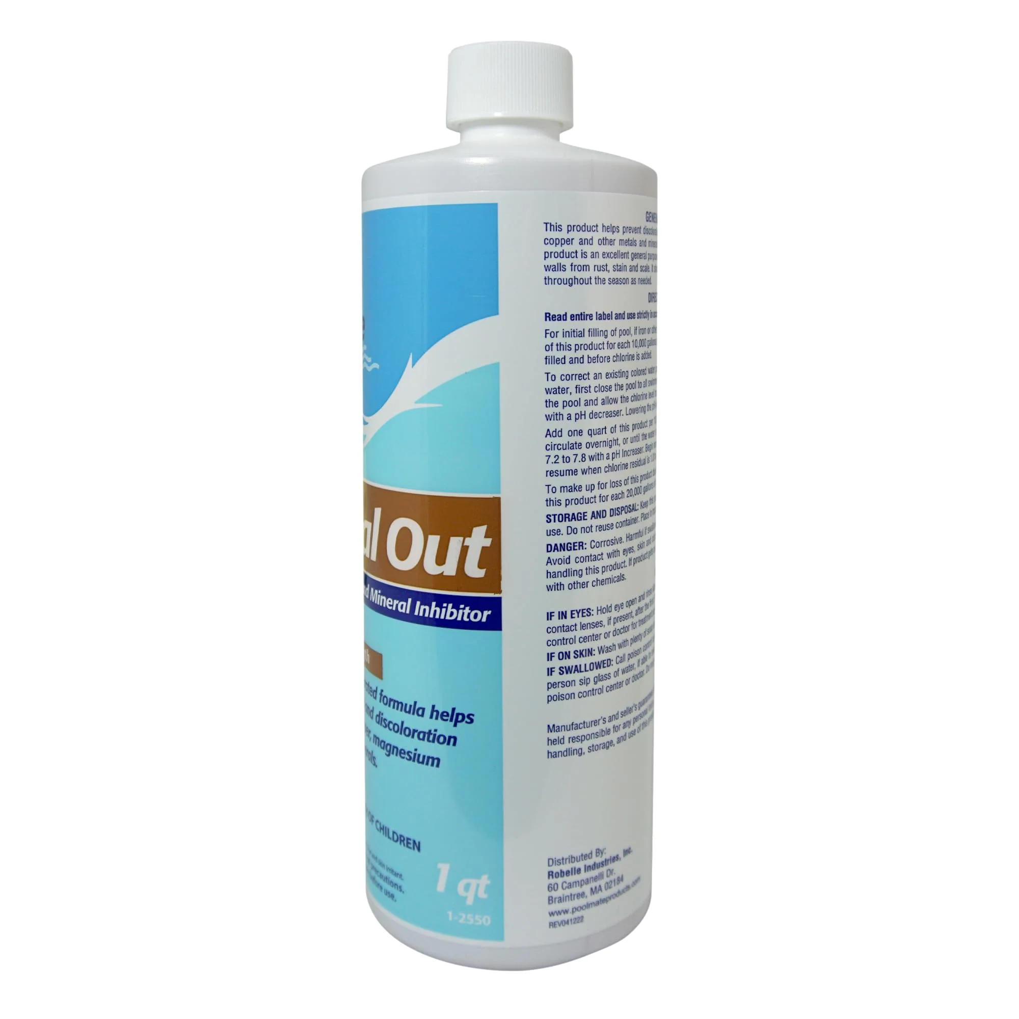 Pool Mate 1-Quart 4-Pack Concentrated Metal Out Stain and Mineral Inhibitor, Pool Metal Remover, Stain Remover, Made in USA - Image 12