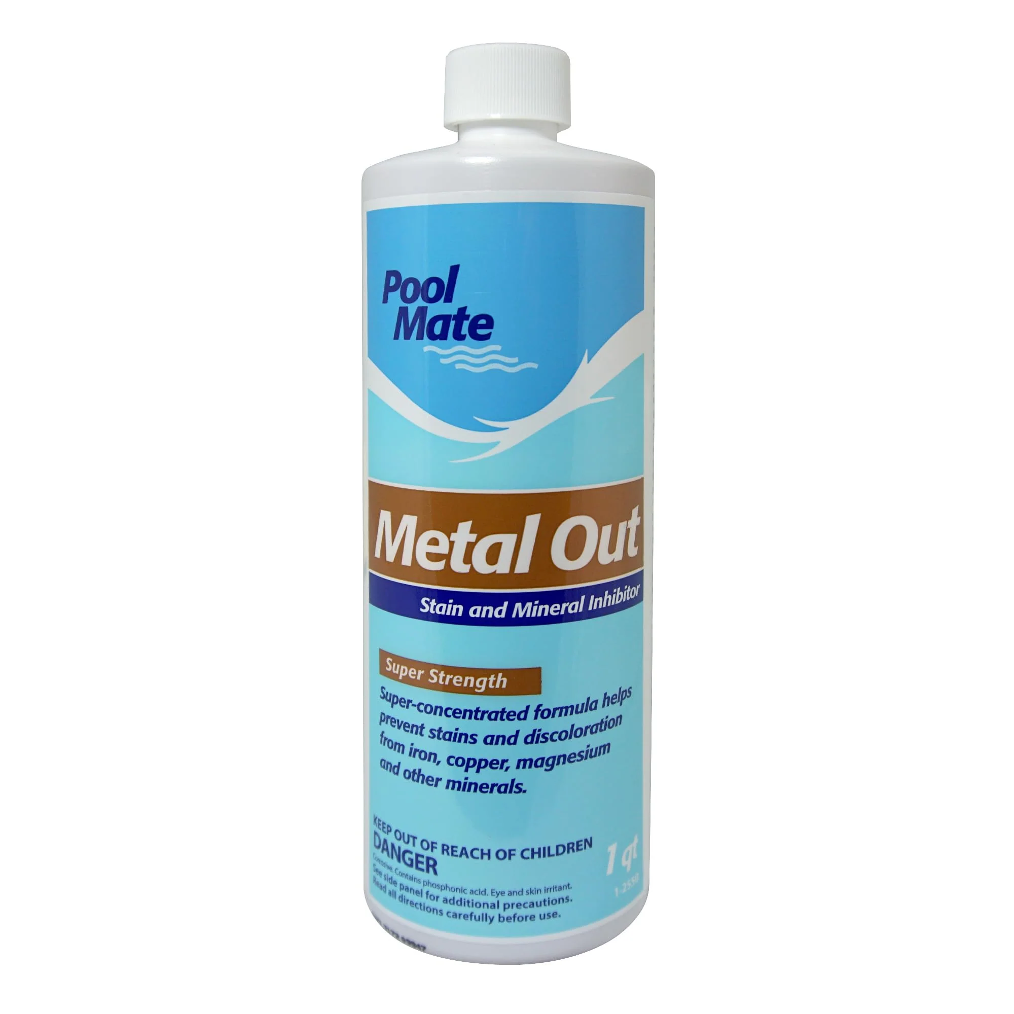 Pool Mate 1-Quart 4-Pack Concentrated Metal Out Stain and Mineral Inhibitor, Pool Metal Remover, Stain Remover, Made in USA - Image 13