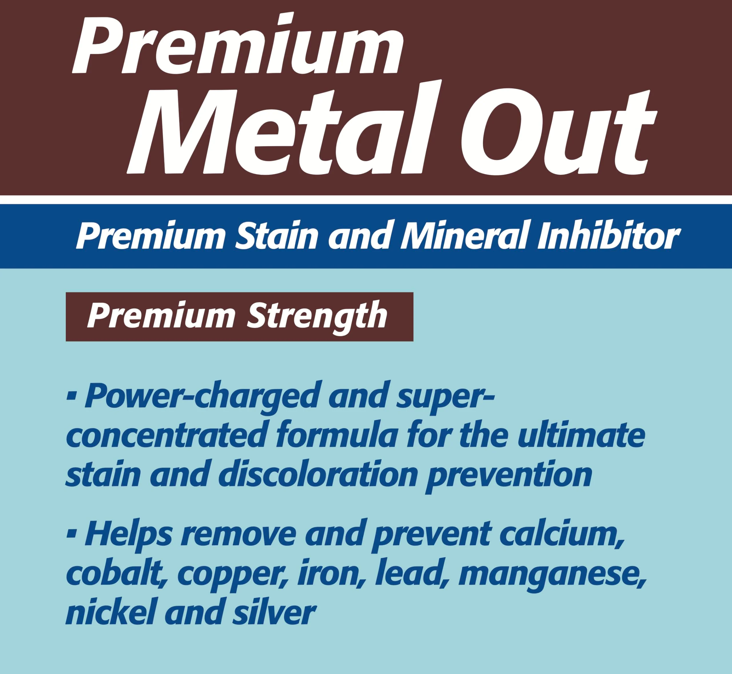 Pool Mate 1-Quart Premium Metal Out Stain and Mineral Inhibitor, Pool Metal Remover, Stain Remover, Made in USA - Image 4
