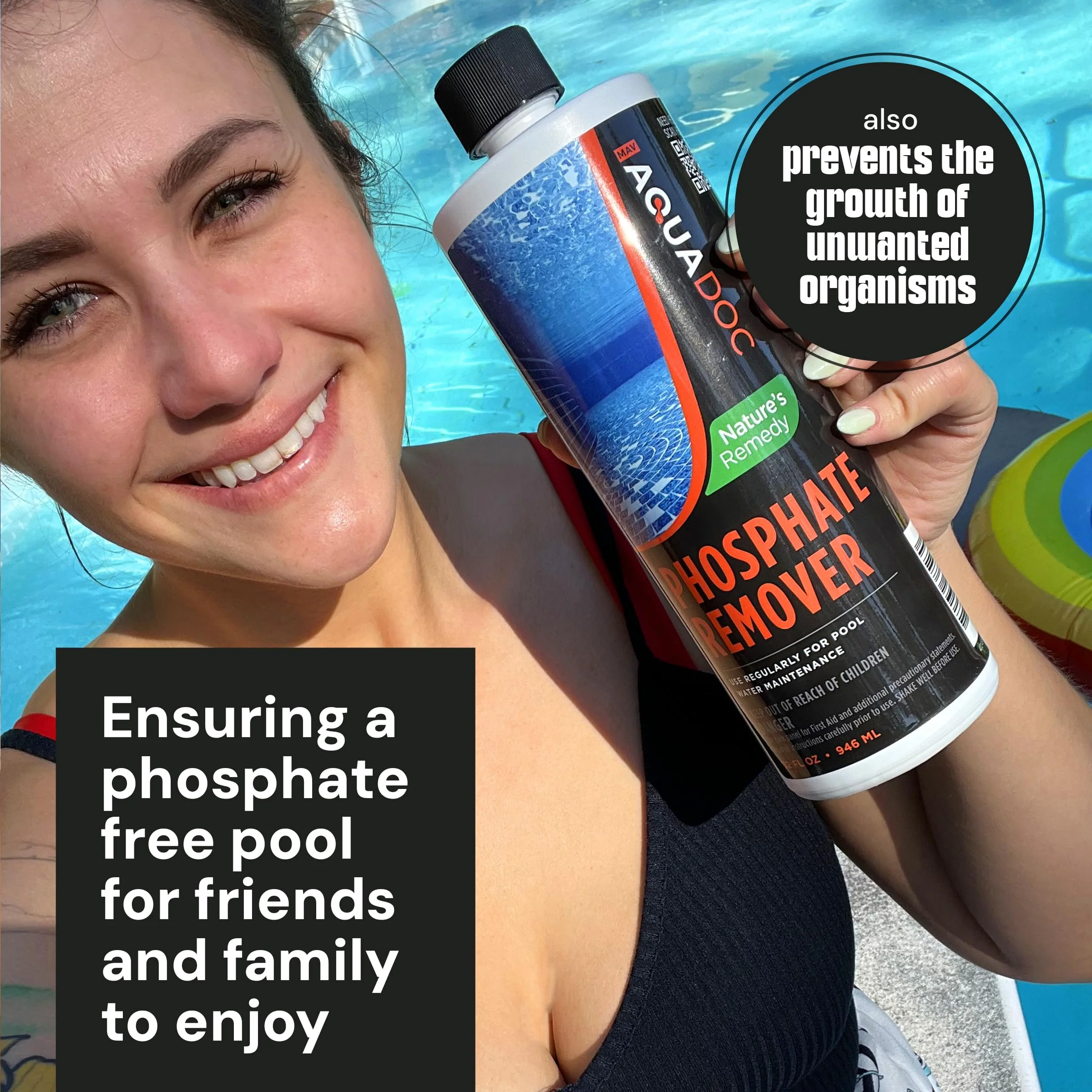 Pool Phosphate Remover - Fast Acting, Maximum Strength Phosphate Removal Pool Chemical - Perfect for Pool Openings to Make Your Pool Phosphate Free - AquaDoc (32 oz) - Image 8