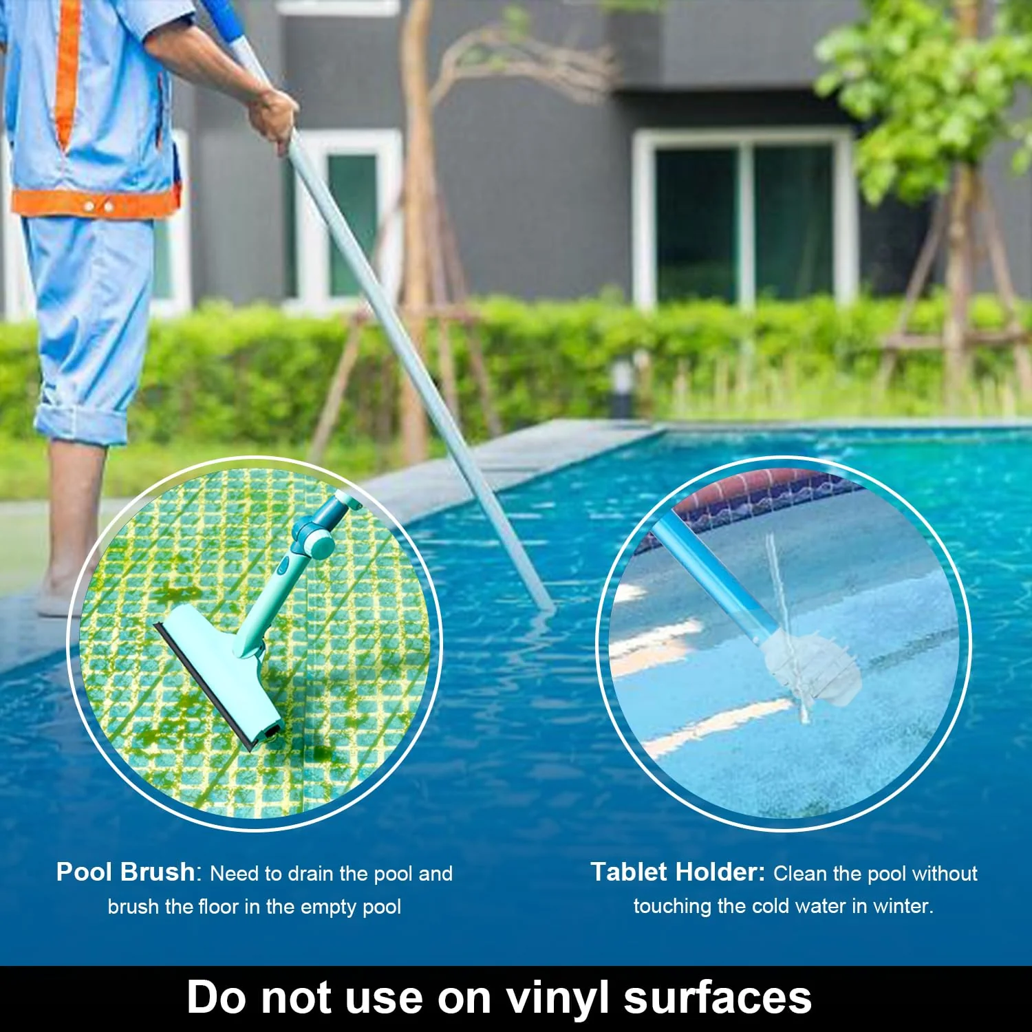 Pool Tab Holder Tablet Holder with EZ-Clip Handle for Pool Care - Image 6