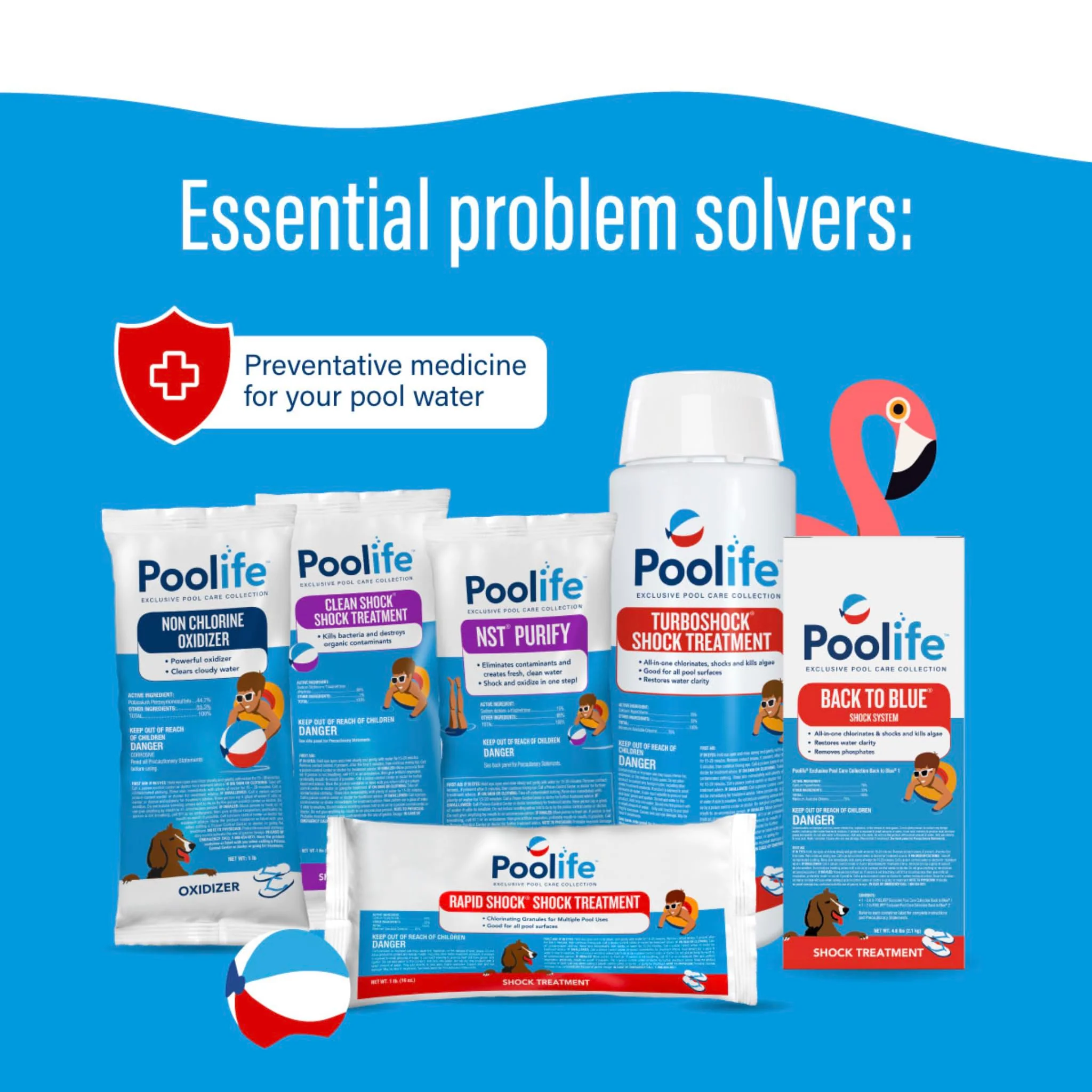 Poolife Turbo Shock to Eliminate Algae, Bacteria & Cloudy Water - Strongest 78% Calcium Hypochlorite Pool Shock - Fast-Dissolving, No Pre-Mixing - Safe Chlorine Shock for All Pool Surfaces - 25 lb - Image 3