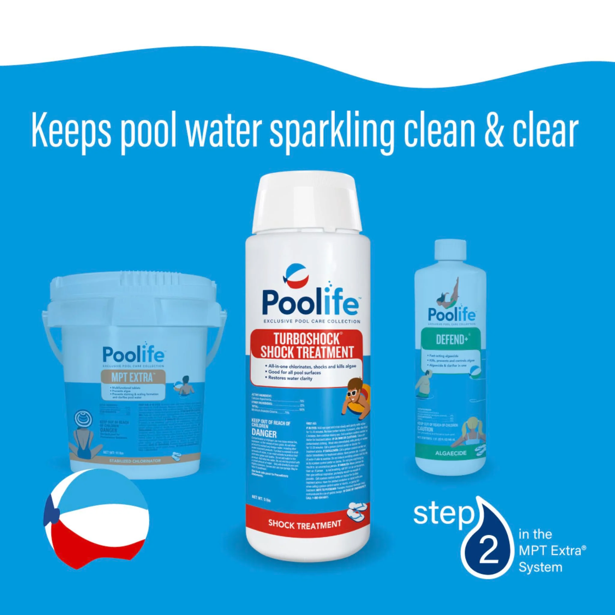 Poolife Turbo Shock to Eliminate Algae, Bacteria & Cloudy Water - Strongest 78% Calcium Hypochlorite Pool Shock - Fast-Dissolving, No Pre-Mixing - Safe Chlorine Shock for All Surfaces - 12 X 1lb Bag - Image 4