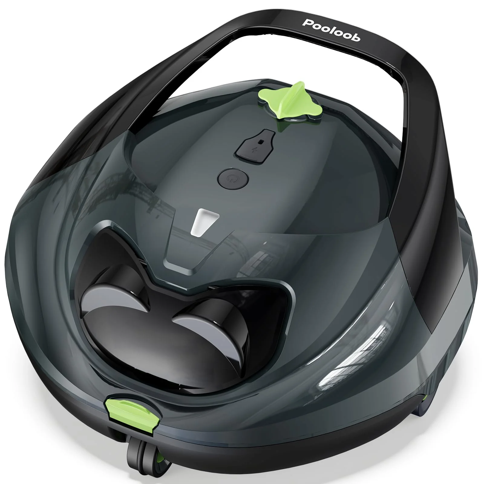 Pooloob PF1 Cordless Pool Vacuum Cleaner Robot: 150 Min Runtime, Triple Layer Filtration, Floor Only Cleaning for Above/In Ground Pools up to 1345 Sq.Ft, Includes Floating Buoy with 8Ft Tether