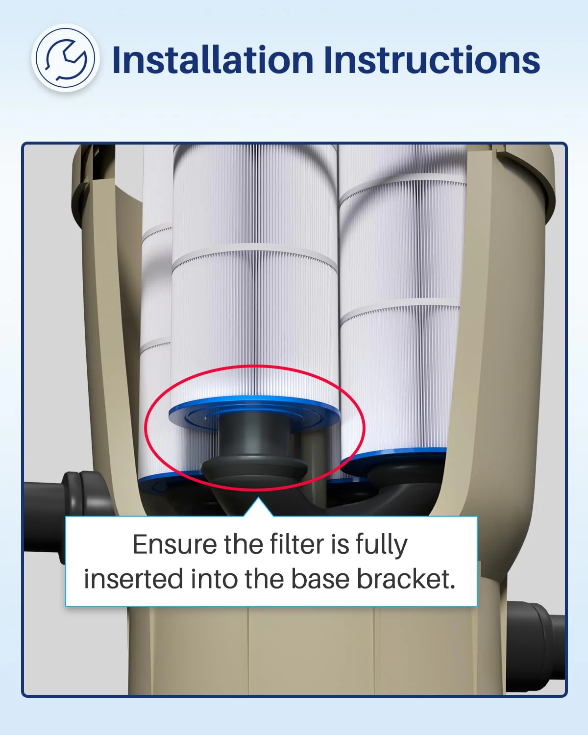 POOLPURE C-7482 Pool Filter Replaces Jandy CL580, CV580, PJAN145, Ultral-A10, Unicel C-7482, Filbur FC-0820, A0104100, R0357900, Filbur FC-6415, SD-01109, 145 sqft Filter Cartridge 4 Pack - Image 4