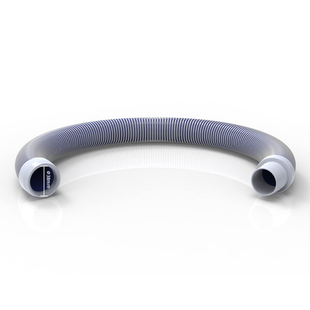 POOLWHALE Professional Swimming Pool Vacuum Cleaner Hose -1.5” 8 Piece Hoses, Perfect Vacuum Extension/Replacement - Compatible with all Major Automatic Pool Cleaners - Image 8