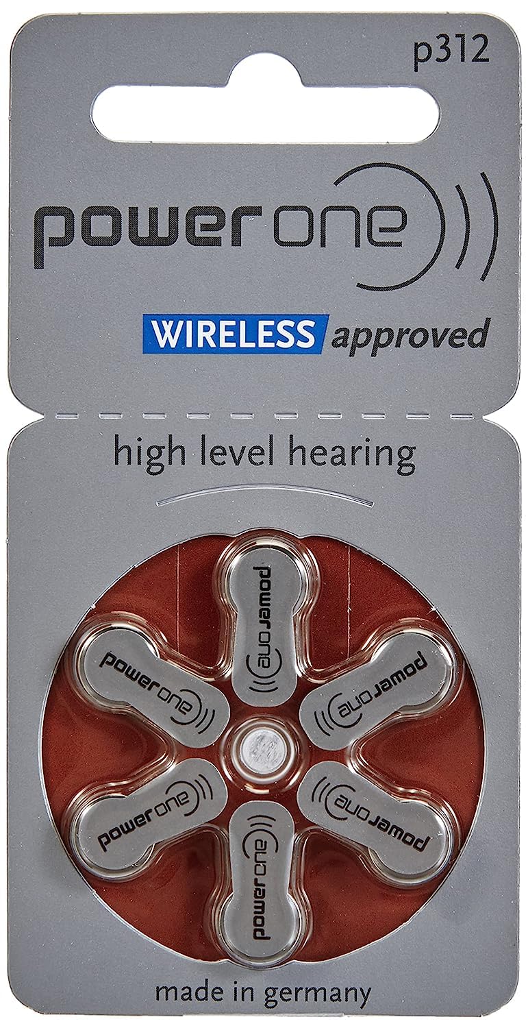 Power One Zinc p312 hearing aid battery,60 pcs pack - Image 2