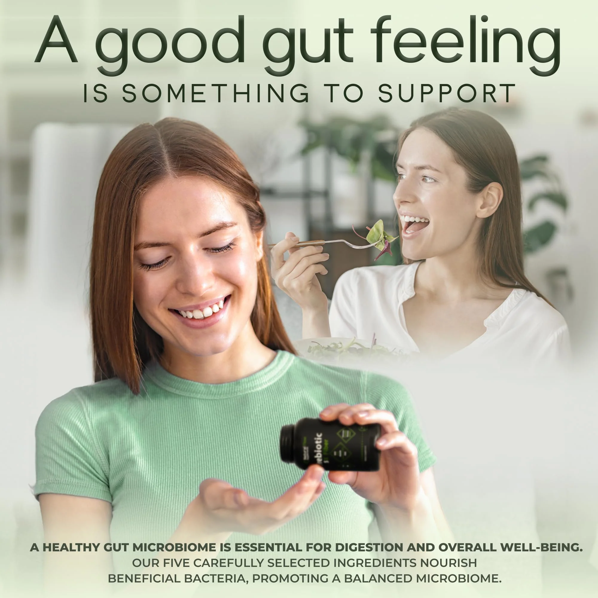 Prebiotic Fiber Supplement 5-in-1 Capsules - Natural Flow 5X Fiber XOS, GOS, FOS, Acacia and Agave Inulin, Daily Soluble Fiber Formula for Gut Support and Boost Good Bacteria Diversity, 120 Caps - Image 5
