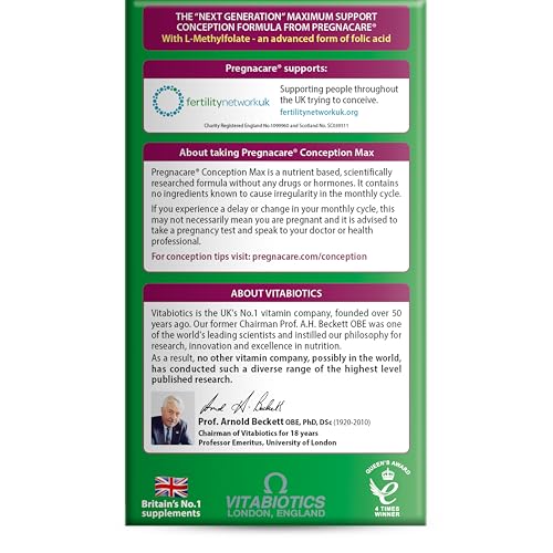 Pregnacare Max Fertility and Conception Support for Women - Maximum Support for Women Fertility, Conception and Ovulation - Image 3