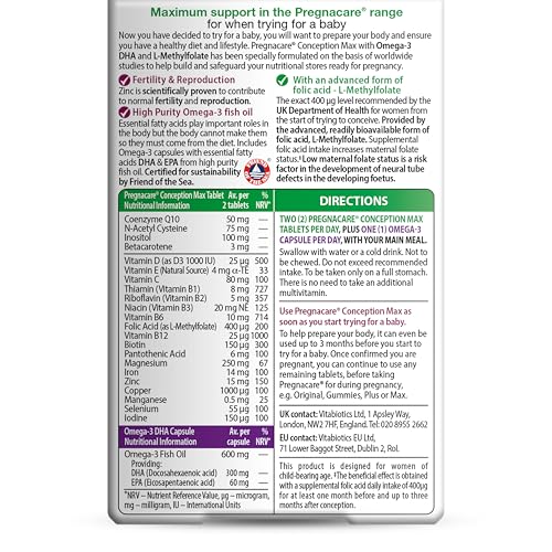 Pregnacare Max Fertility and Conception Support for Women - Maximum Support for Women Fertility, Conception and Ovulation - Image 6