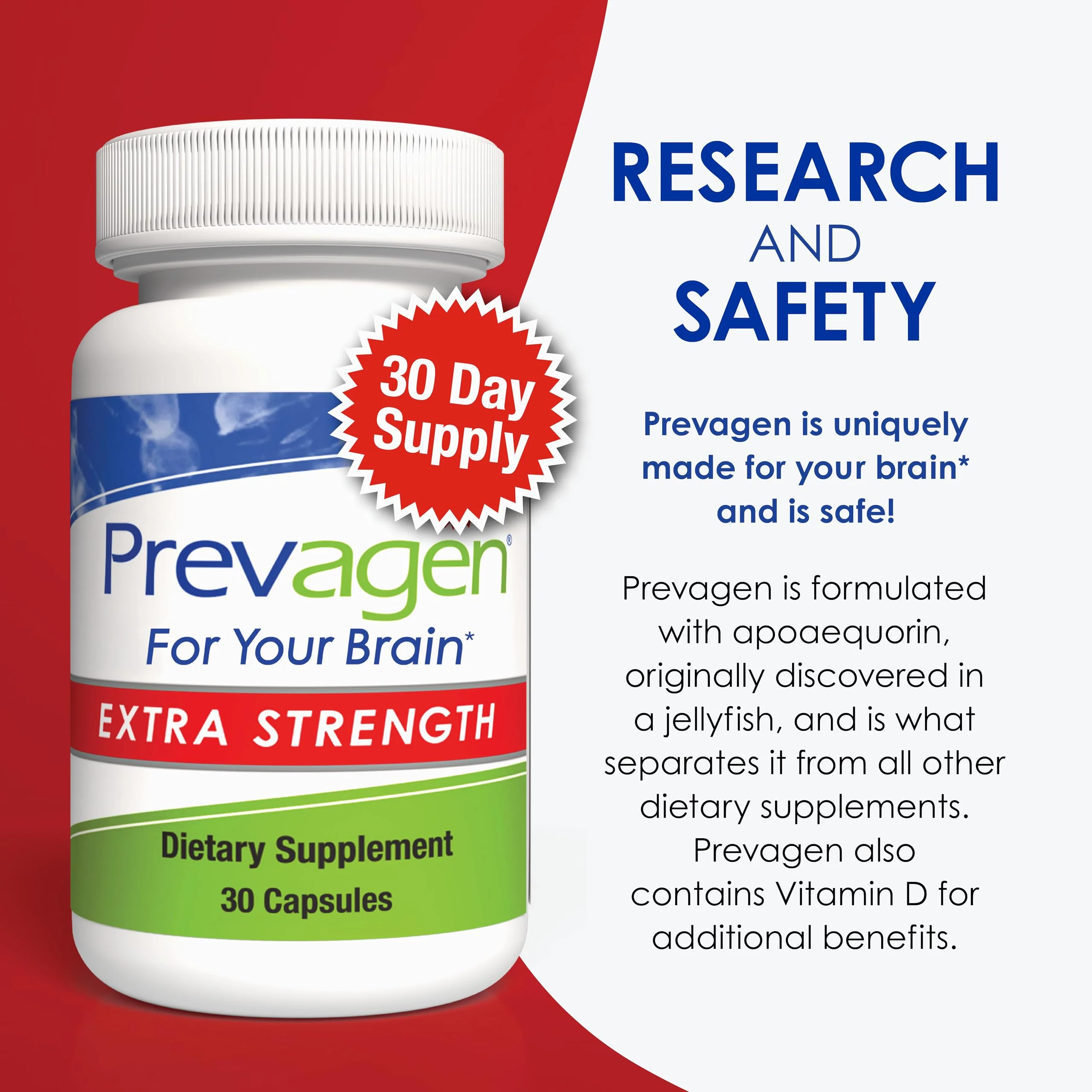 Prevagen Extra Strength - 30 Capsules |2 Pack| Formulated for Your Brain | 20mg of Apoaequorin Plus Vitamin D3 with 7-Day Pill Minder - Image 10