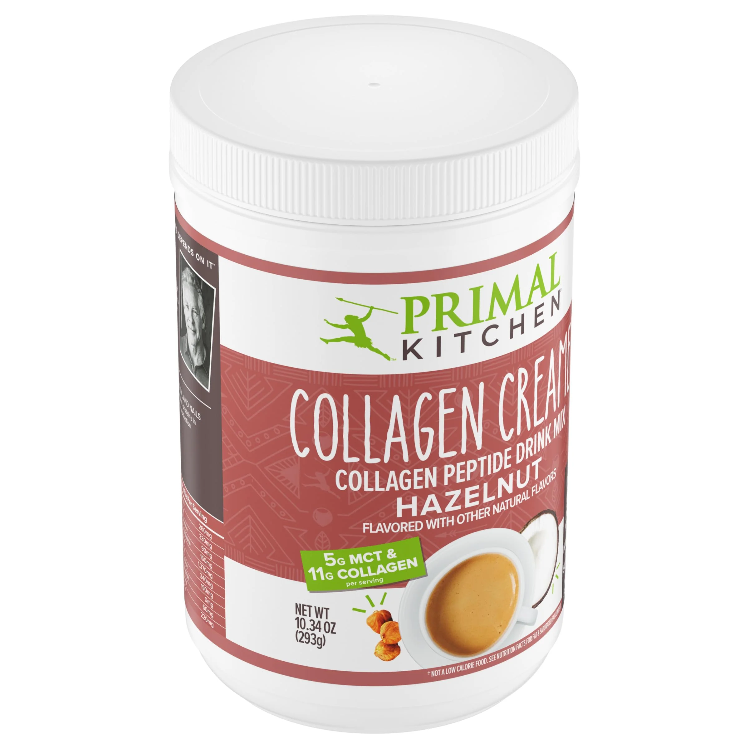 Primal Kitchen Hazelnut Collagen Creamer Powder, Collagen Peptide Drink Mix with MCT Oil,10.34 Ounces - Image 5