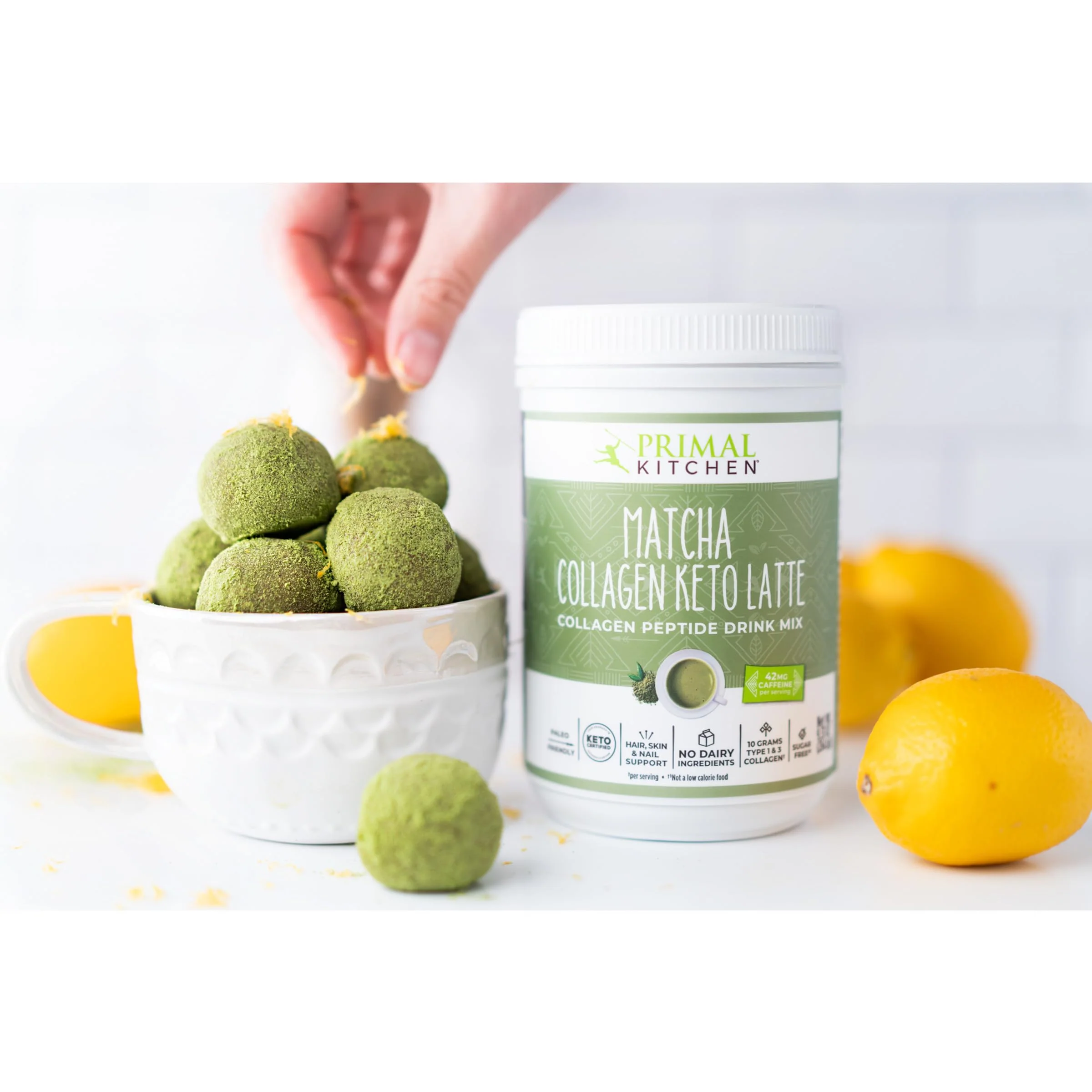 Primal Kitchen Matcha Collagen Keto Latte Powder, Sugar-Free Collagen Peptides, 9.33 Ounces - Image 4