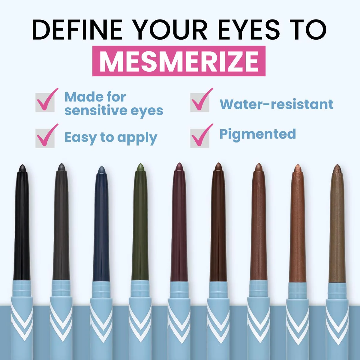 PRIME PROMETICS PrimeEyes Glide Eyeliner for Mature Women – Water-Resistant, Long-Stay and Mess-Proof – Gel Cream Texture, Discreet Sharpener and Effective Smudger (Wood (brown)) - Image 4