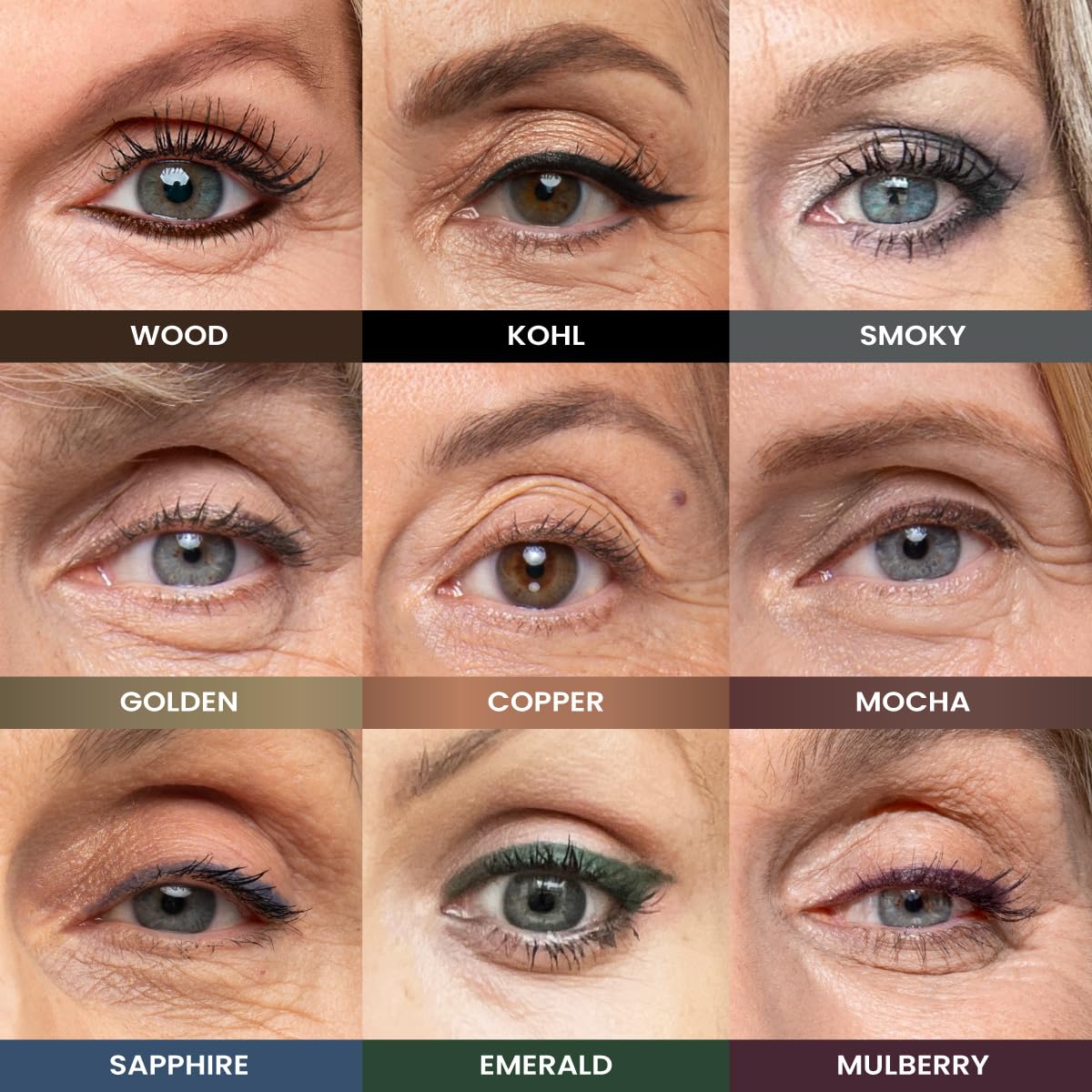 PRIME PROMETICS PrimeEyes Glide Eyeliner for Mature Women – Water-Resistant, Long-Stay and Mess-Proof – Gel Cream Texture, Discreet Sharpener and Effective Smudger (Wood (brown)) - Image 9