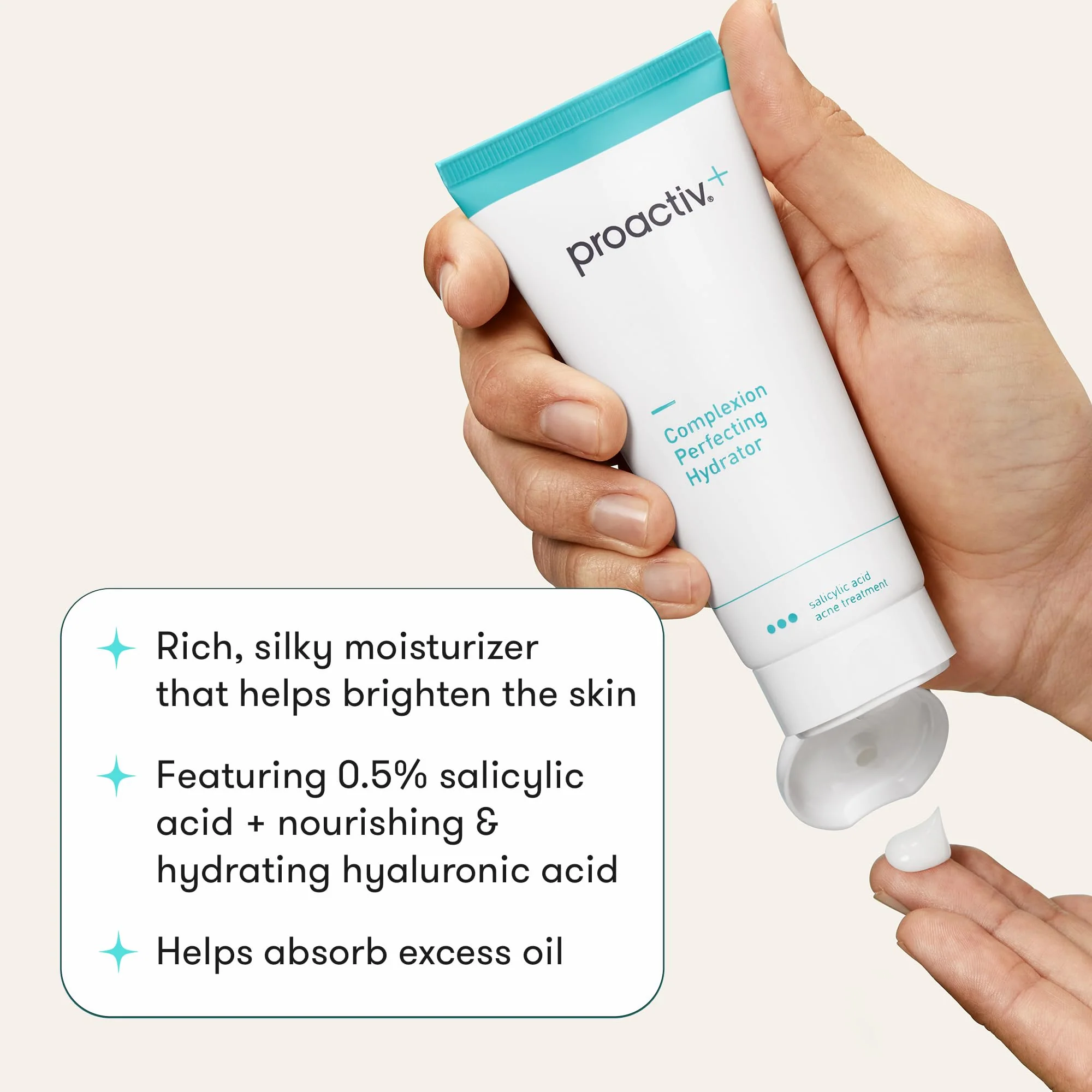 Proactiv+ Acne Moisturizer - Hydrating Face Moisturizer with Salicylic Acid - 90 Day Supply, 3 Oz - Image 4
