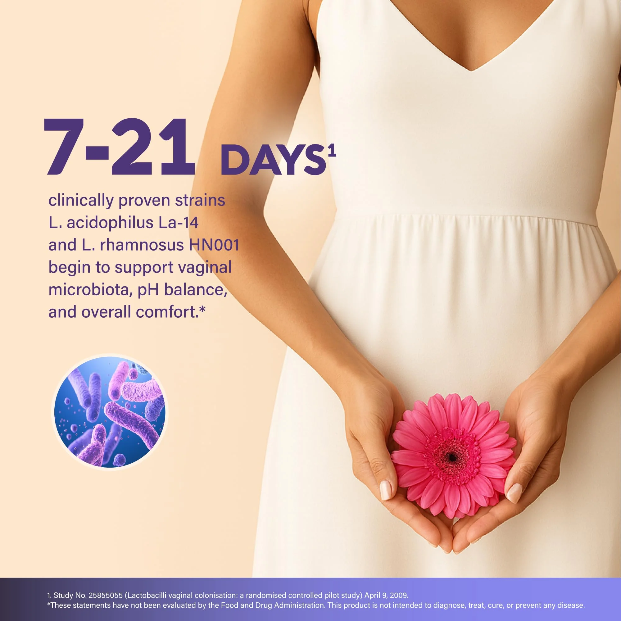 Probiotics for Women 50 Billion CFU - Vaginal Probiotics Clinically Proven for Yeast & pH Balance - Digestion & Bloating Relief - 8 Strains + Prebiotics - Delay Release - Made in USA, 60 Capsules - Image 6