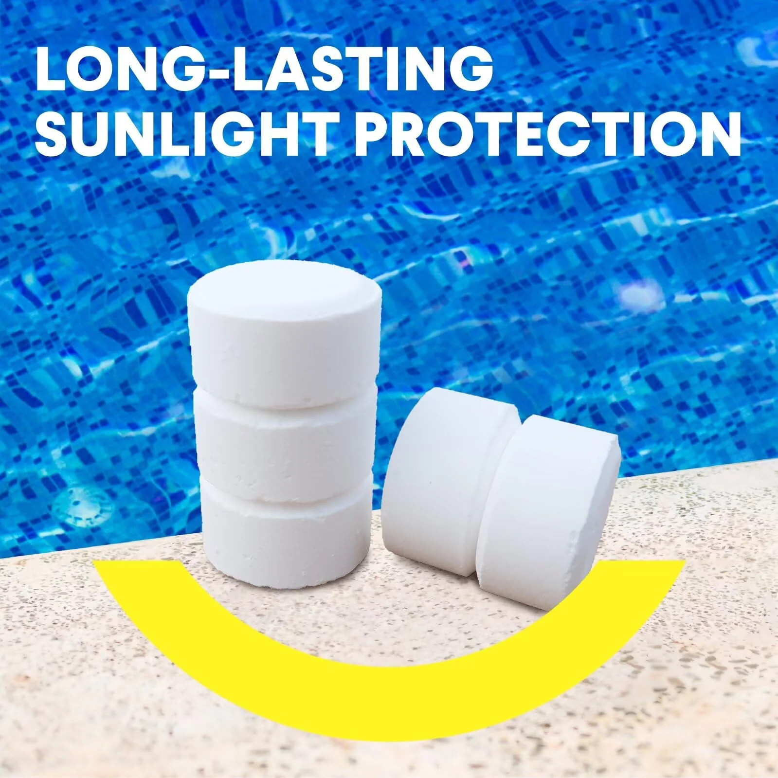 PROFELIZ Stabilized Chlorine Tablets 1 Inch for Swimming Pools,Hot Tub & Spa,Kills Bacteria and Stops Algae,Slow Dissolving,Perfect for Small Pools,1.35 lb - Image 7