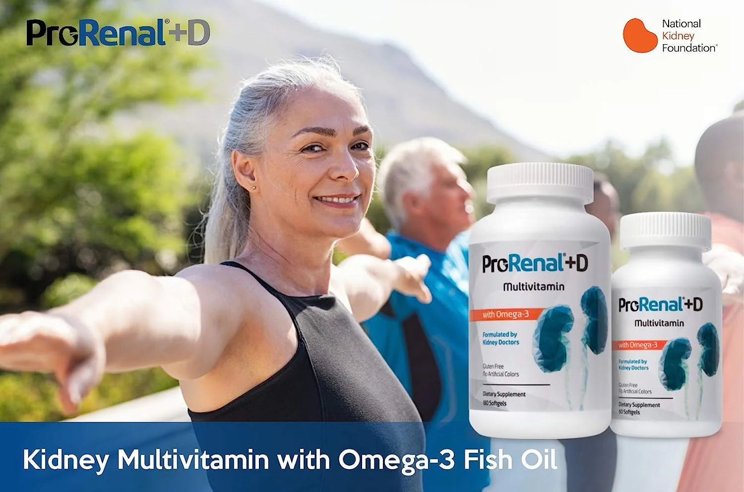 ProRenal+D with Omega-3 Fish Oil Kidney Multivitamin 180 Softgels, 90-Day Supply - Image 2