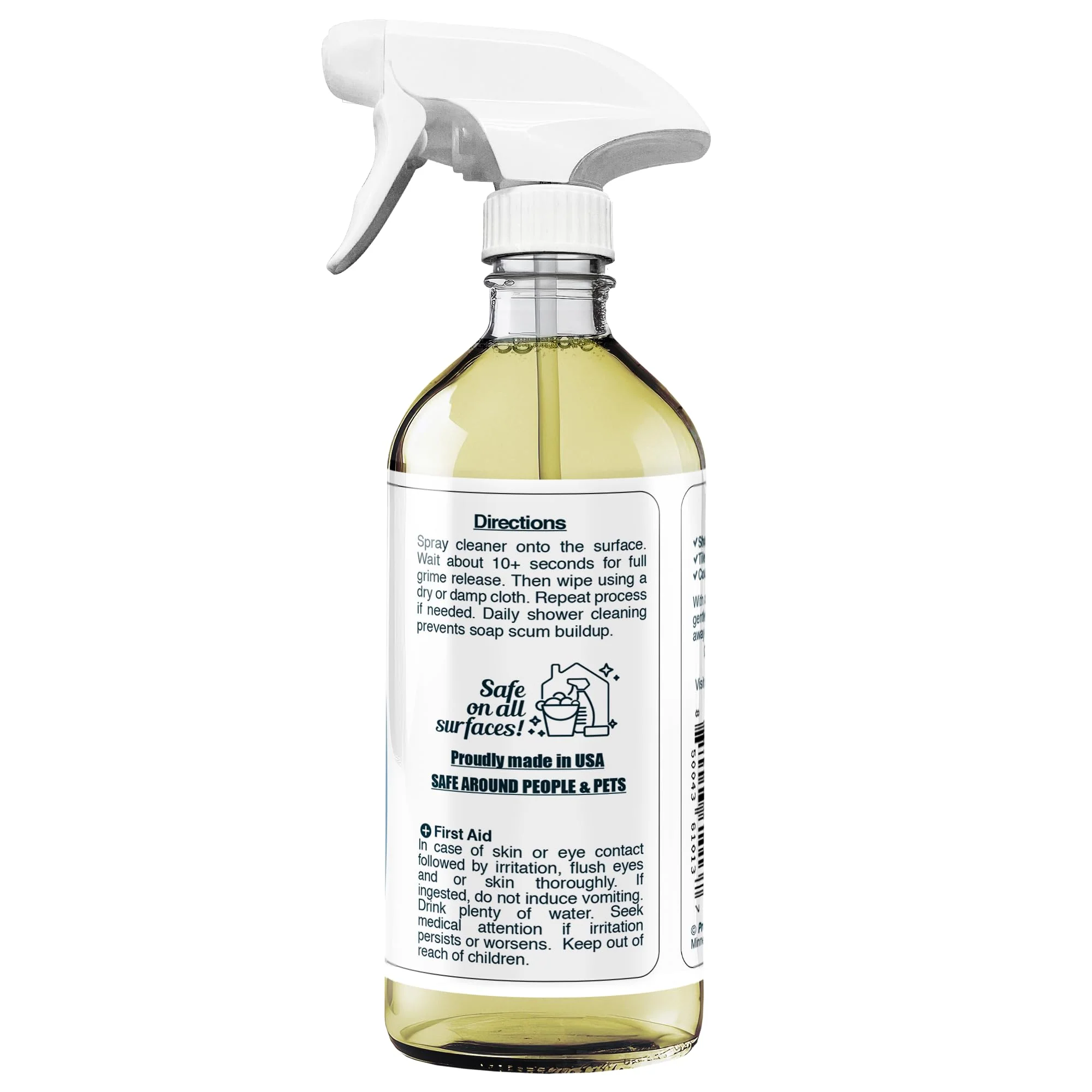PROSOL WORKS Bathroom Cleaner 16 oz - Daily Cleaning Spray for Shower Curtain, Sink, Shower, Tile, Bathtub, & Toilet Bowl Cleaners Revealing Natural Shine & Refreshing Scent- Safe on All Surface - Image 2