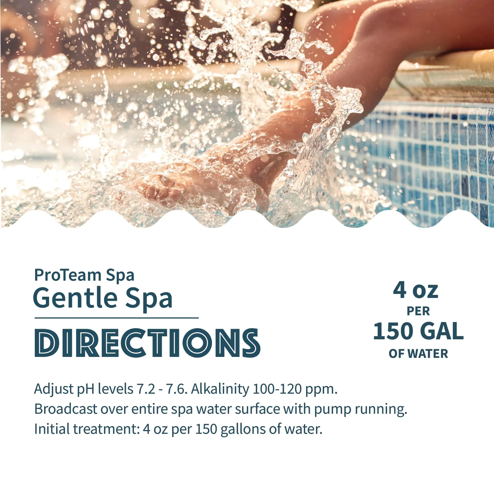 ProTeam Gentle Spa Hot Tub Water Softener & Conditioner — Softens Hard Water, Prevents Scum Lines & Skin Irritation, Borate pH Stabilizer — Fresh Scent, 1.5 lb + SplashWiz Care e-Book - Image 5