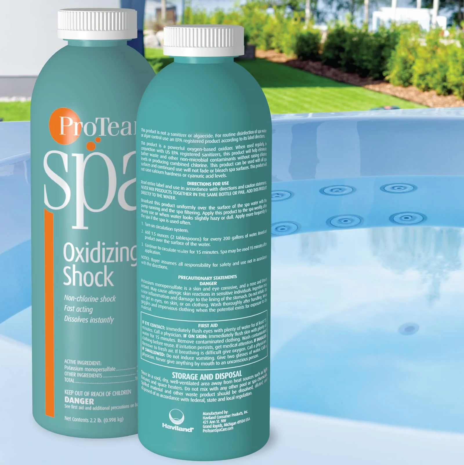 ProTeam Non-Chlorine Spa Shock for Hot Tub – Fast-Acting Oxidizing Shock Treatment, Clears Cloudy Water & Eliminates Odors – Made in USA, 2.2 lb + SplashWiz Care e-Book - Image 8