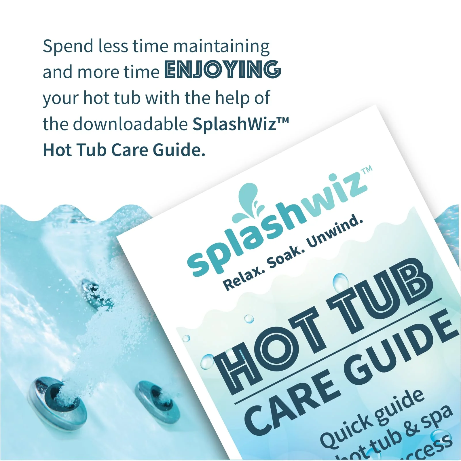 ProTeam Spa Di-Chlor - Hot Tub Chlorine for Hot Tubs and Spa Sanitizer for Hot Tub with SplashWiz Hot Tub Chemicals Care Guide - Made in USA (4 lb) - Image 4
