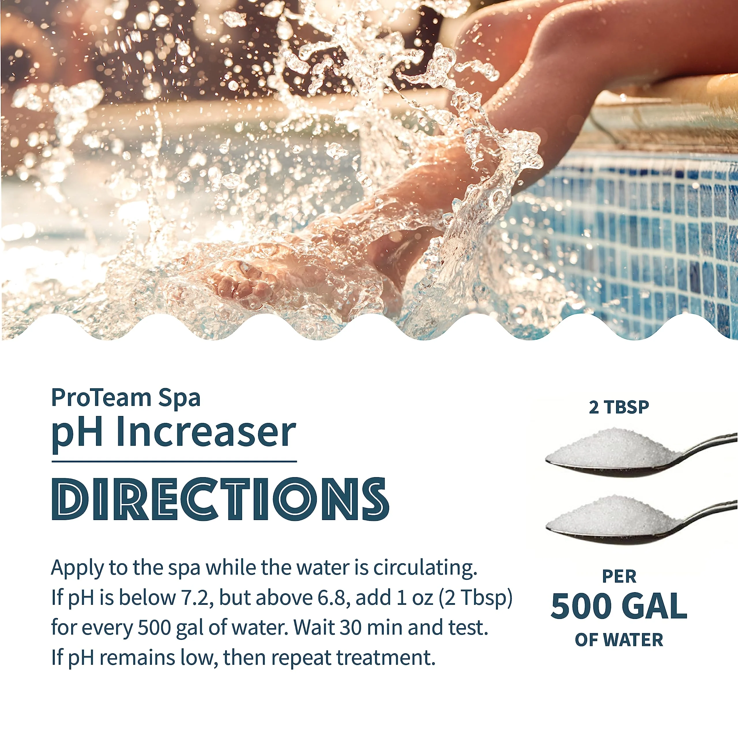 ProTeam Spa pH Increaser for Hot Tub - pH Up Hot Tub pH Increaser - with SplashWiz Hot Tub Chemicals Care Guide e-Book - Made in USA (1 lb) - Image 5