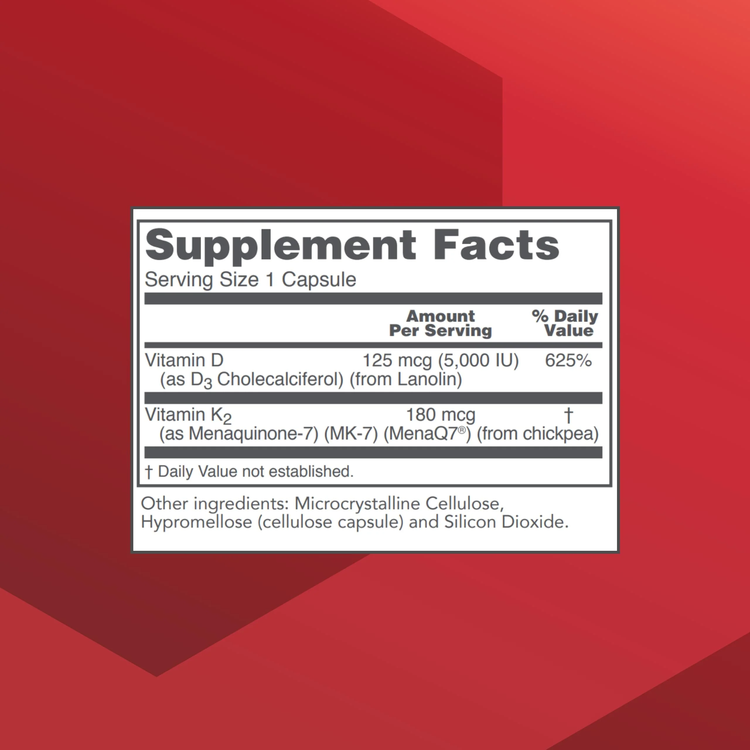 PROTOCOL FOR LIFE BALANCE - K2 MK-7 and D3 - Vascular Health and Structural Support, Bone Strength, Appetite Suppressant, Natural Weight Loss, Supports Calcium Absorption - 60 Veg Capsules - Image 8