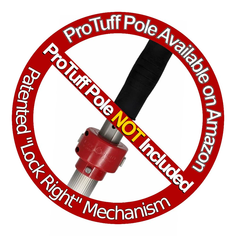 ProTuff 19" Fine Pool Net for PROS – “490 Promise” Unlimited Unconditional Replacement – Cleans 3X Faster Than Vacuum – Wide Pool Skimmer Net with Deep Bag for Easy Maintenance of Leaves, Bugs, Debris - Image 2