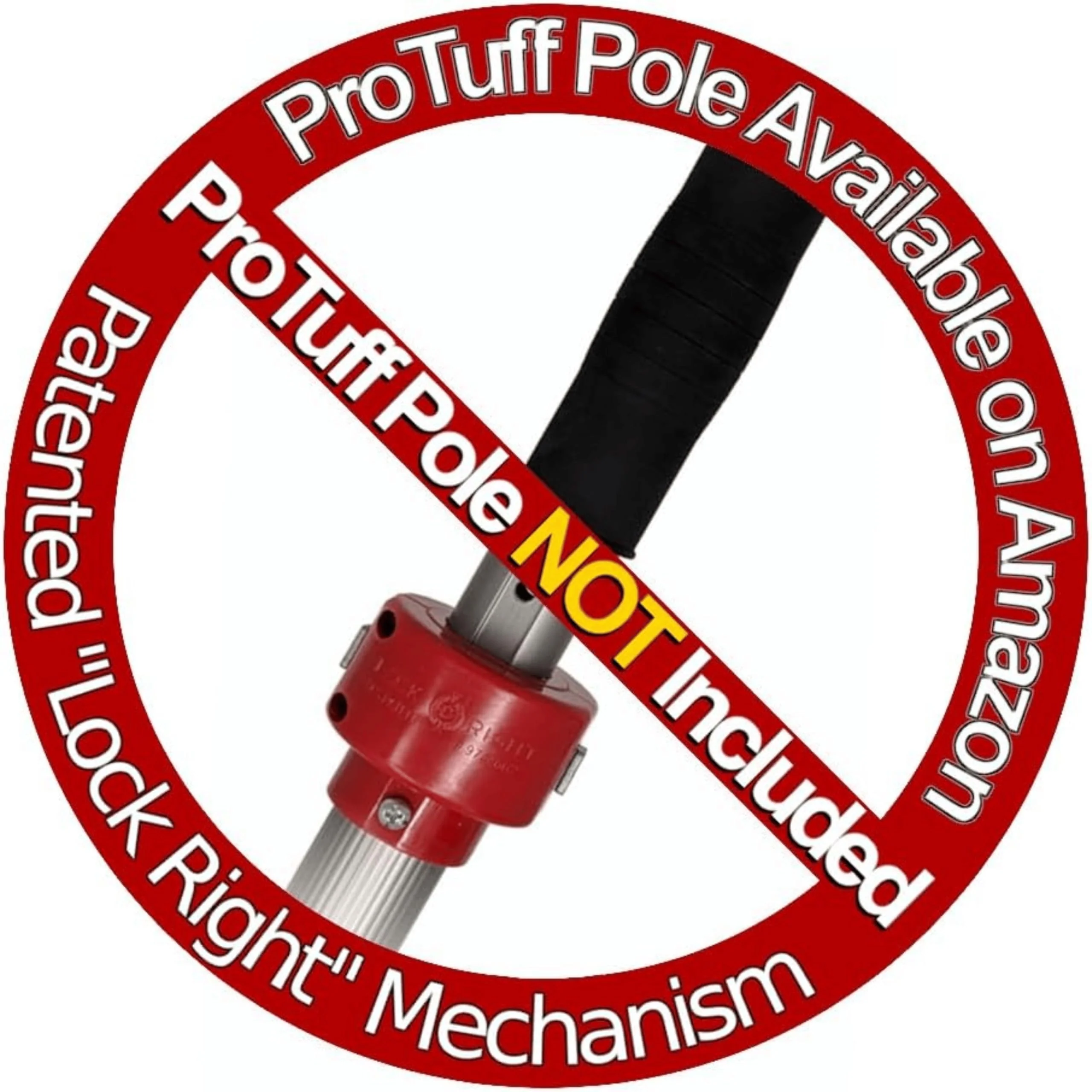 ProTuff 22" Pool Brush Head – Comes Sturdy Bristles, Tough on Algae, Dirt & Grime – Cleans 3X Faster – Extra-Wide Pool Scrubber Brush with Pole Attachment Option - Image 3