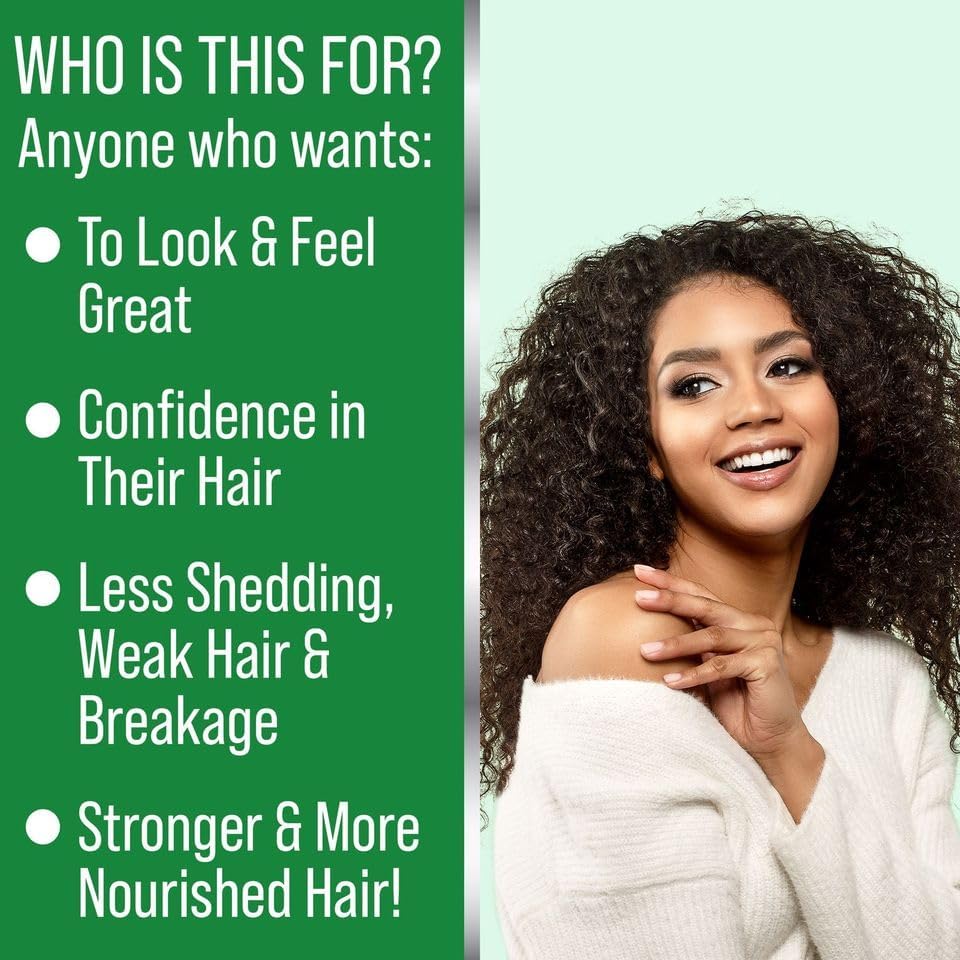 Pumpkin Seed Oil for Hair Growth. Strengthens & Hydrates Thinning, Dry Hair for a Healthier-Looking Scalp. For Women & Men – Vegan & Unscented 2oz Serum - Image 4