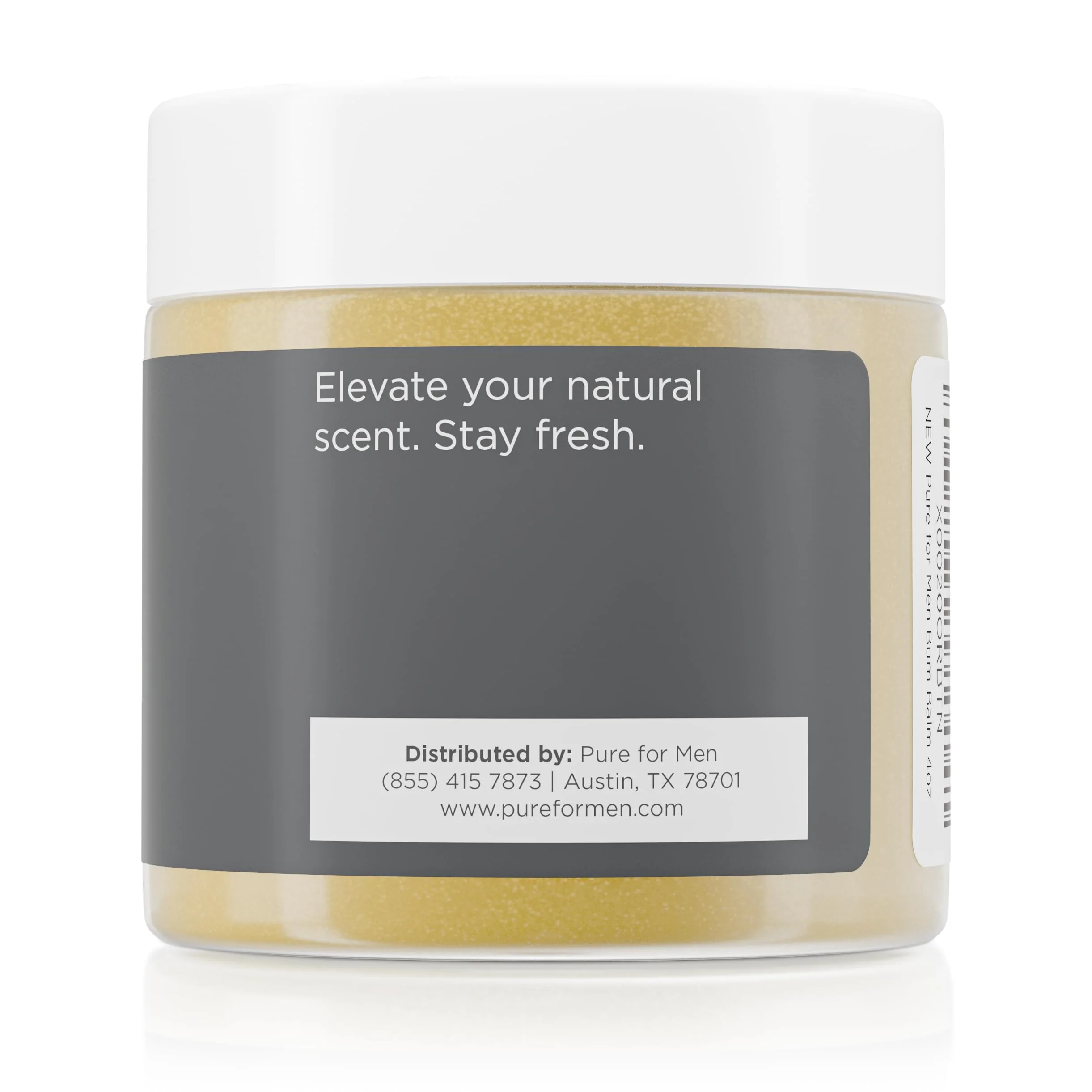 Pure for Men Bum Balm | Raw Lotion for Men | All Purpose Skin Hydration and Deodorizing Balm | Raw Shea Butter, Mint and Clove | 3.9 oz. - Image 8