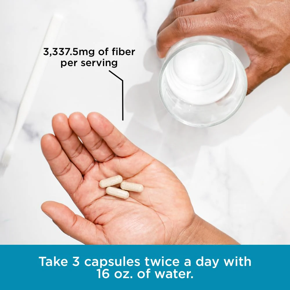 Pure for Men Stay Ready Fiber Extra Strength Supplement | Digestive Regularity | Bowel Movement & Gut Health Support | Vegan Cleanliness | Proprietary Formula | 120 Vegan XL Capsules - Image 4